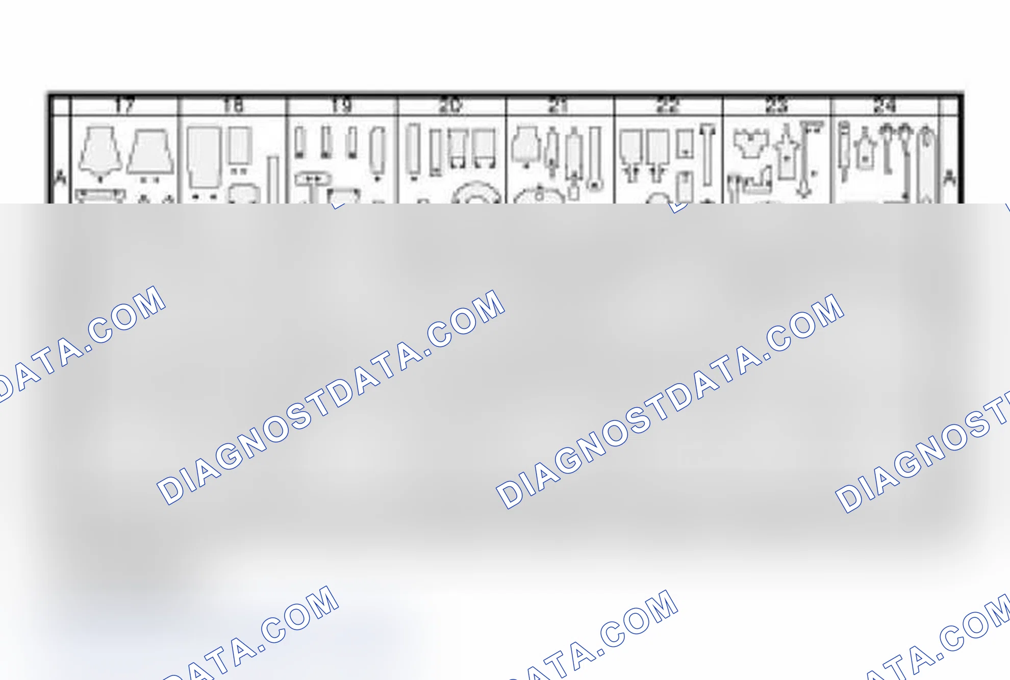 Scheme 23: 00 0 030 Special tool board III complete