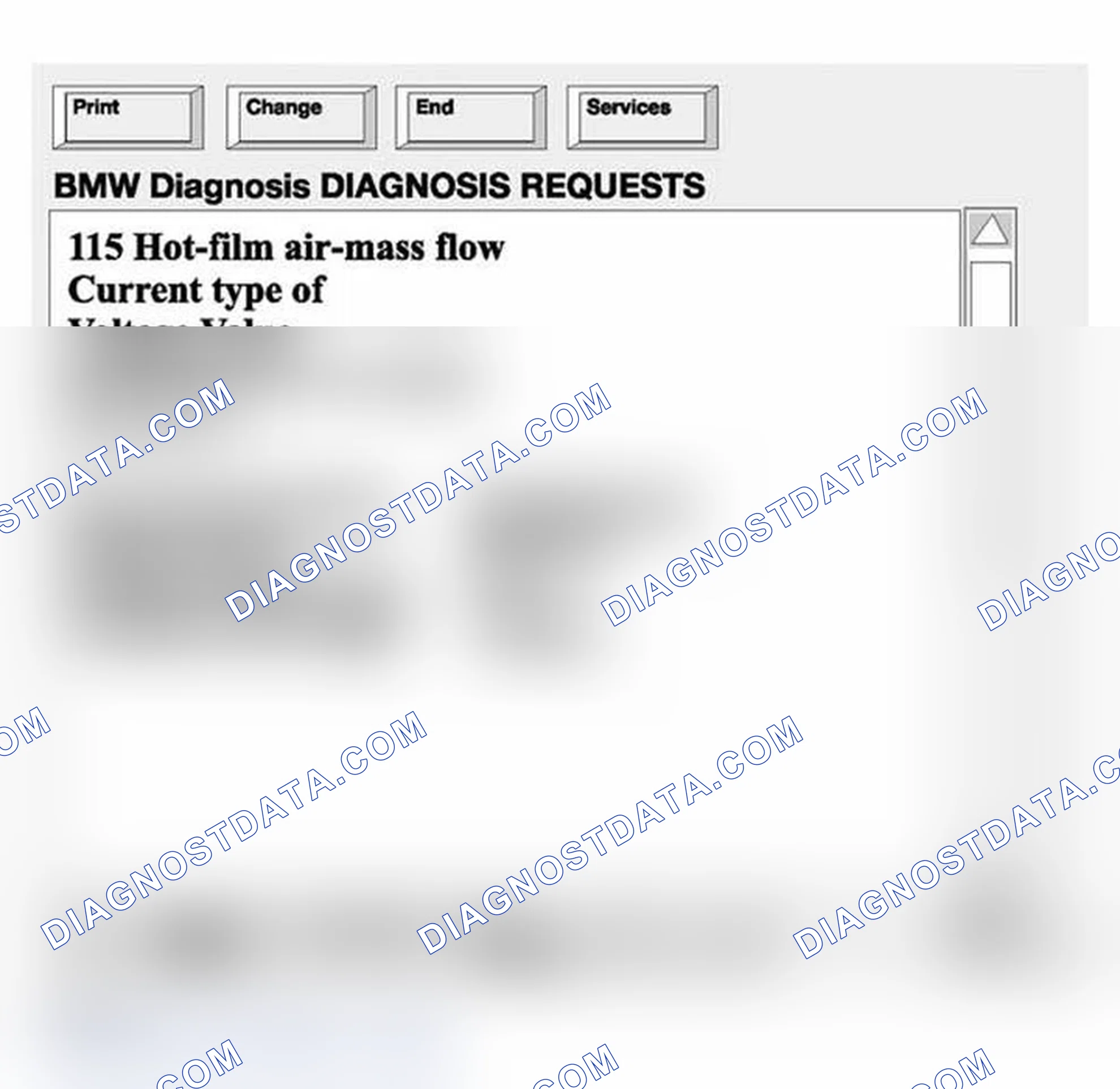 Scheme 316: BMW Fault Code (DISplus/MoDIC)