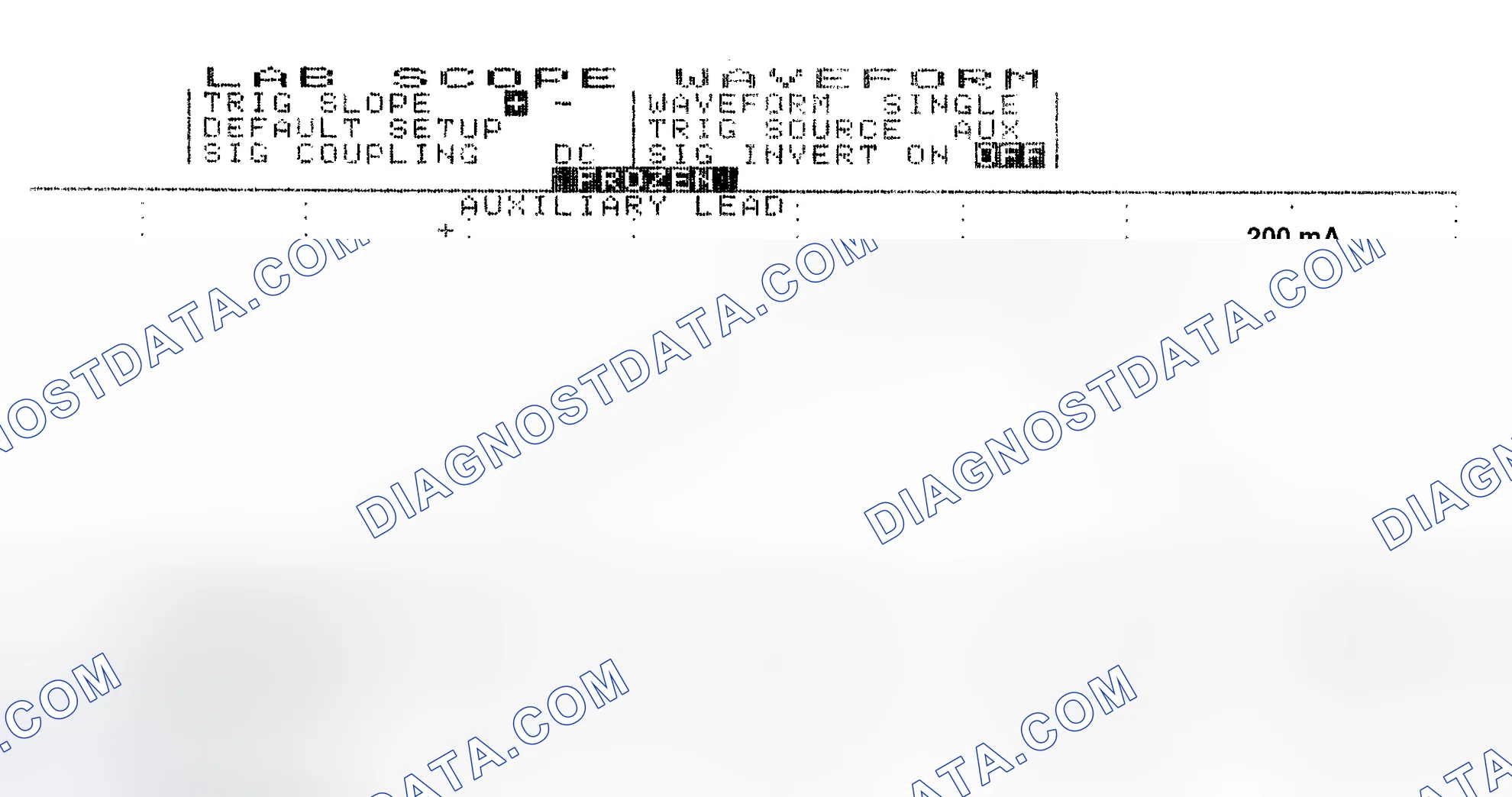 Scheme 13: Single Injector w/Normal Current Flow - Current Pattern