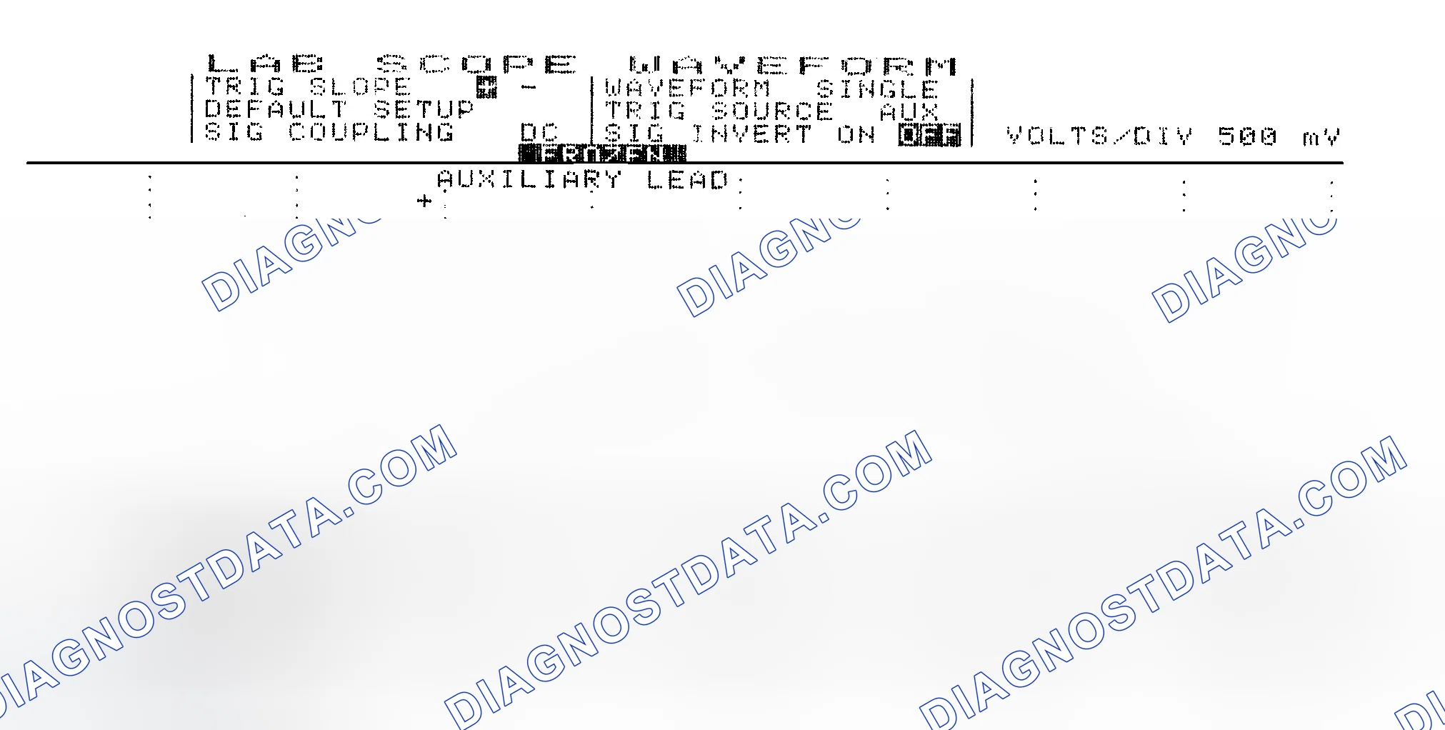 Scheme 14: Single Injector w/Excessive Current Flow - Current Pattern