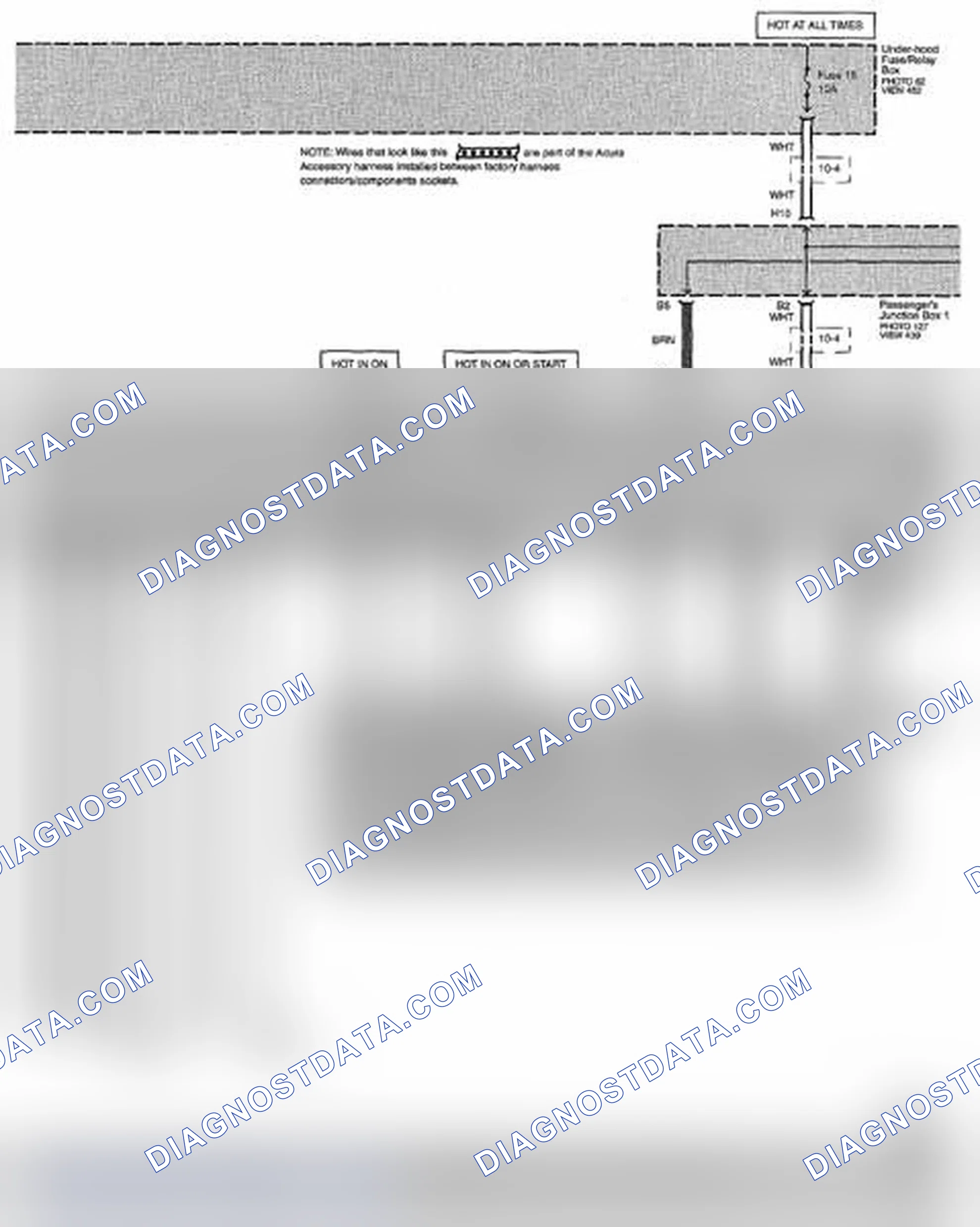 Scheme 262: Acura Accessory Circuit Diagram (Page 118-2)