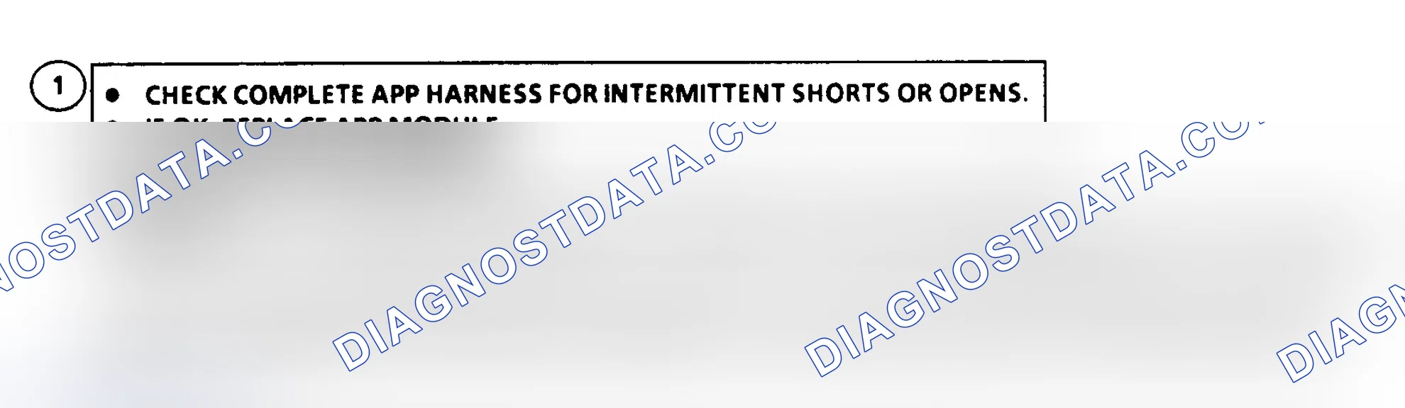 Scheme 205: DTC 84 Flow Chart (6.5L Diesel) Accelerator Pedal Position (APP) Circuit Fault