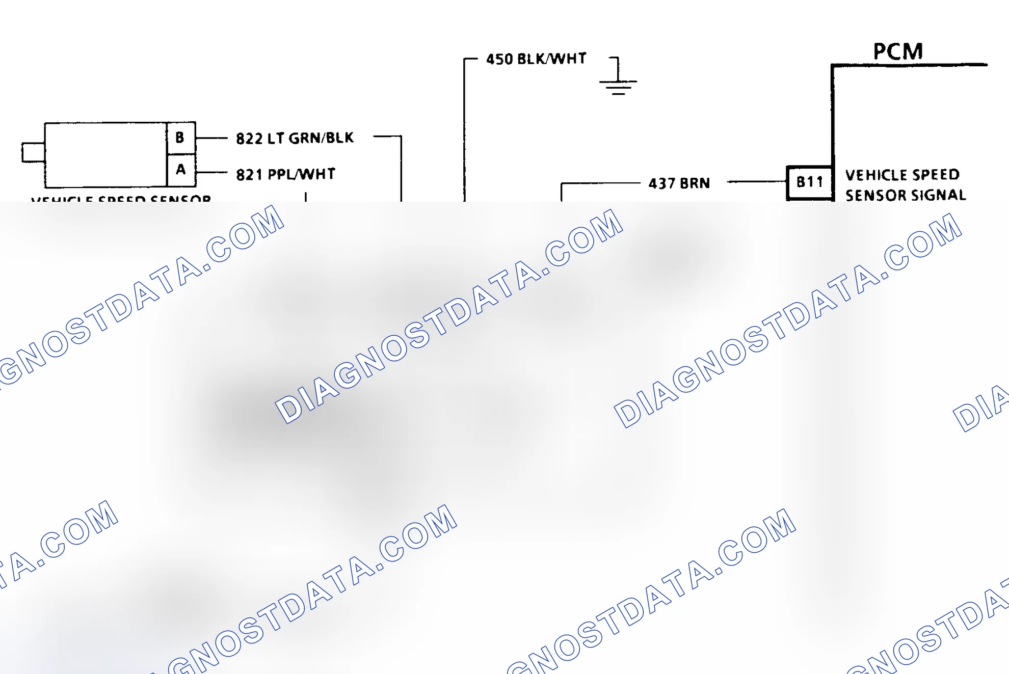 Scheme 91: Code 24 Schematic (C & K Series 2WD W/4L80-E Trans.) Vehicle Speed Sensor