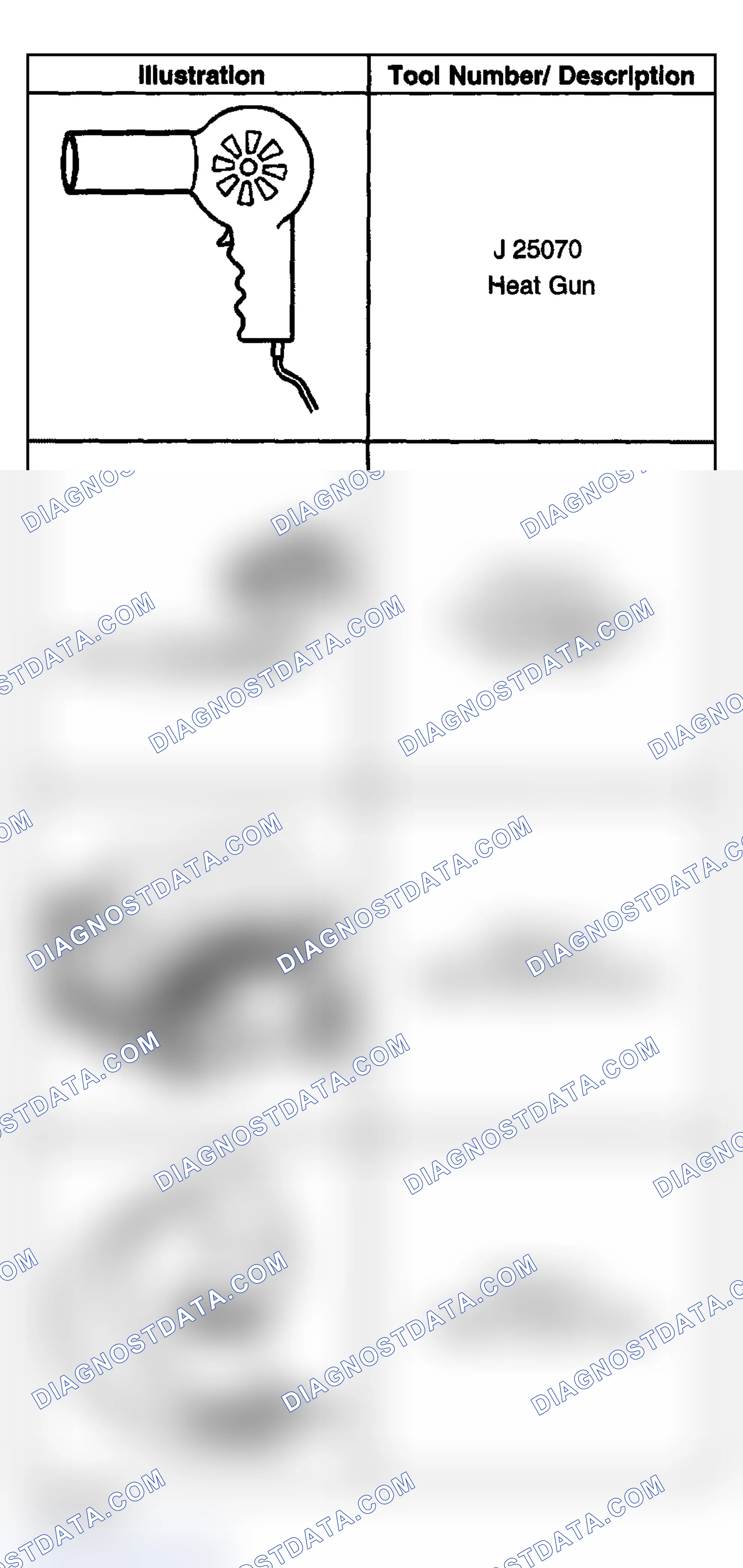 Scheme 42: Special Tools and Equipment