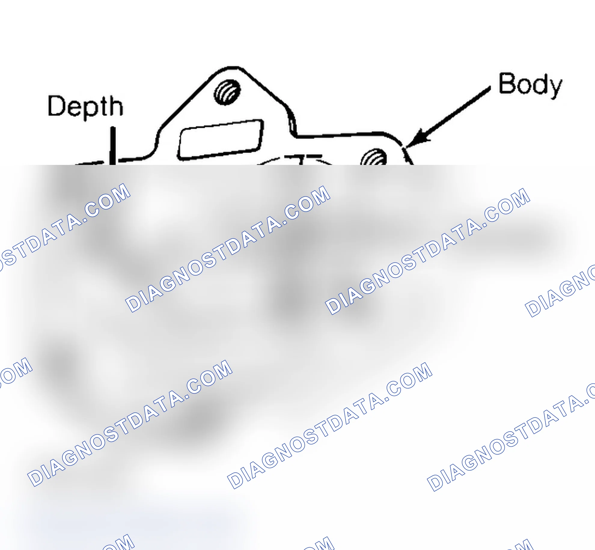 Scheme 35: Measuring Oil Pump Gear Cavity