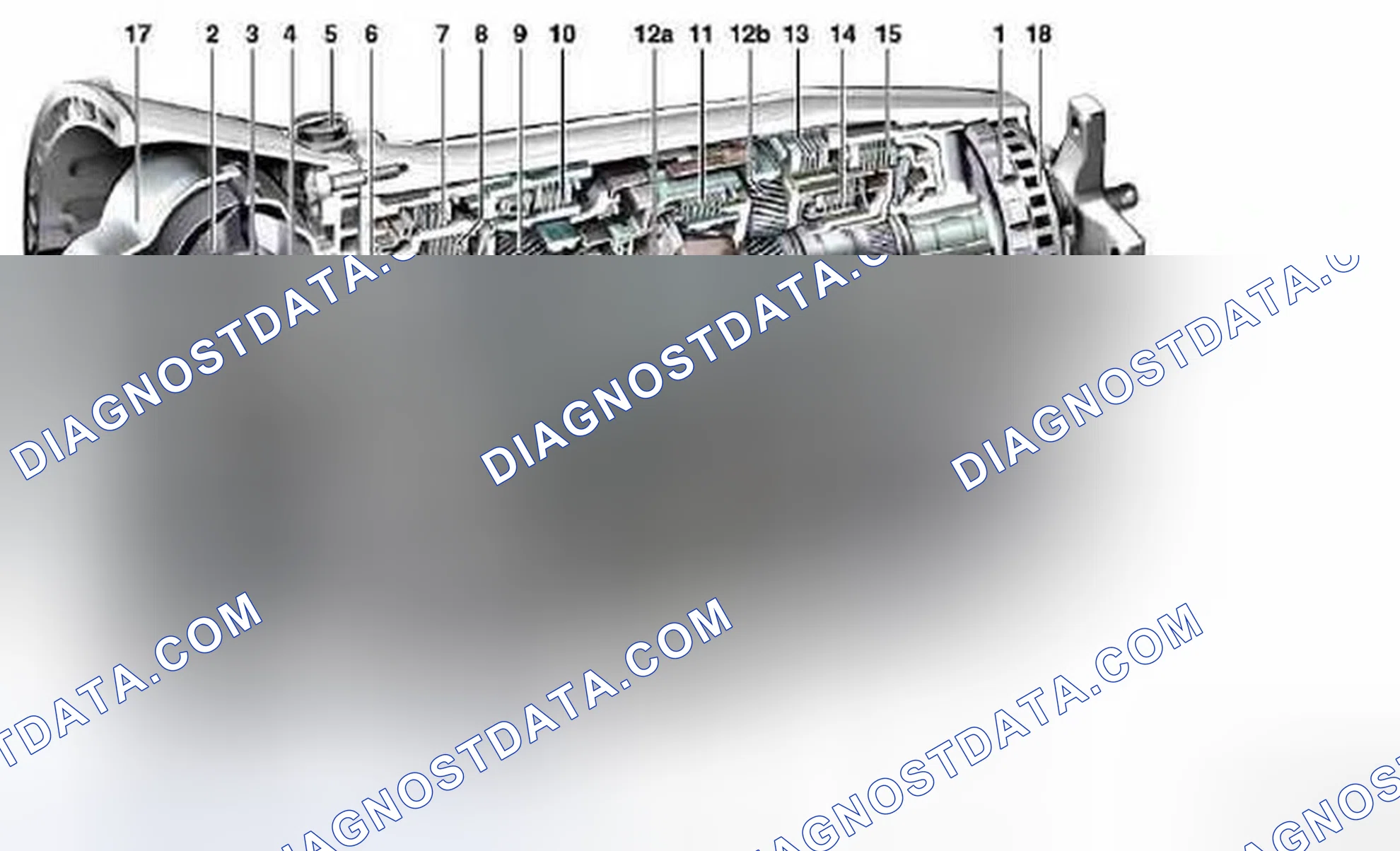 Scheme 62: Identifying Planetary Gear Set - Transmission 722.9