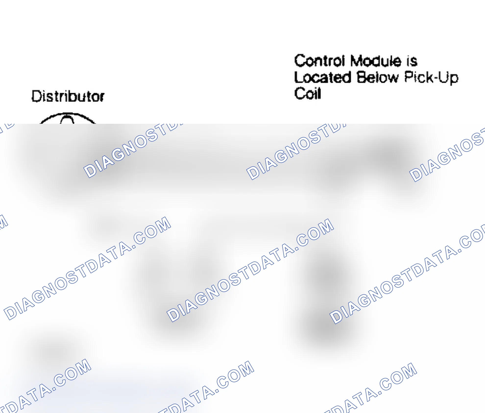 Scheme 1: Mitsubishi Electronic Ignition System With Internal Control Module