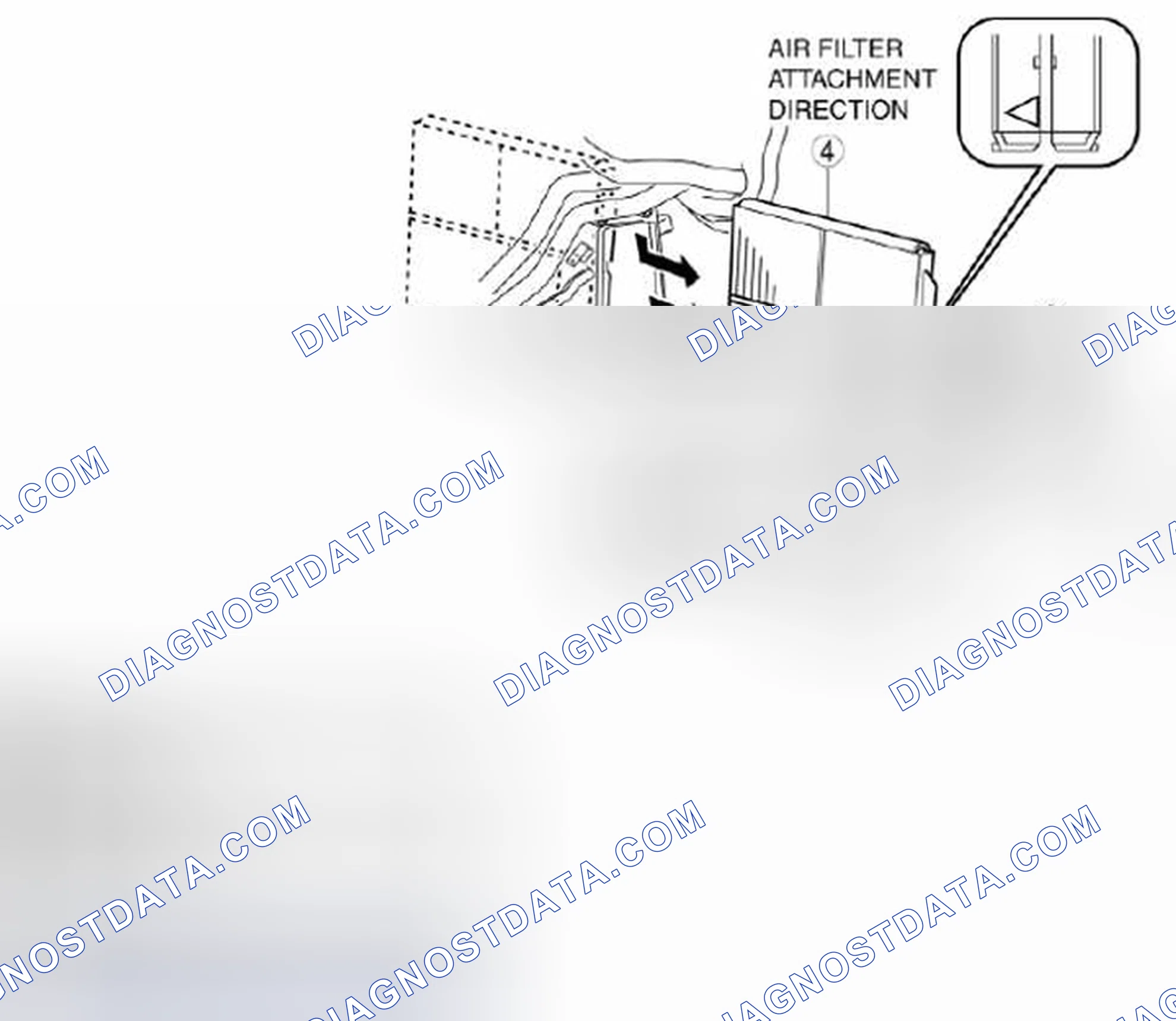 Scheme 4: AIR FILTER REMOVAL/INSTALLATION
