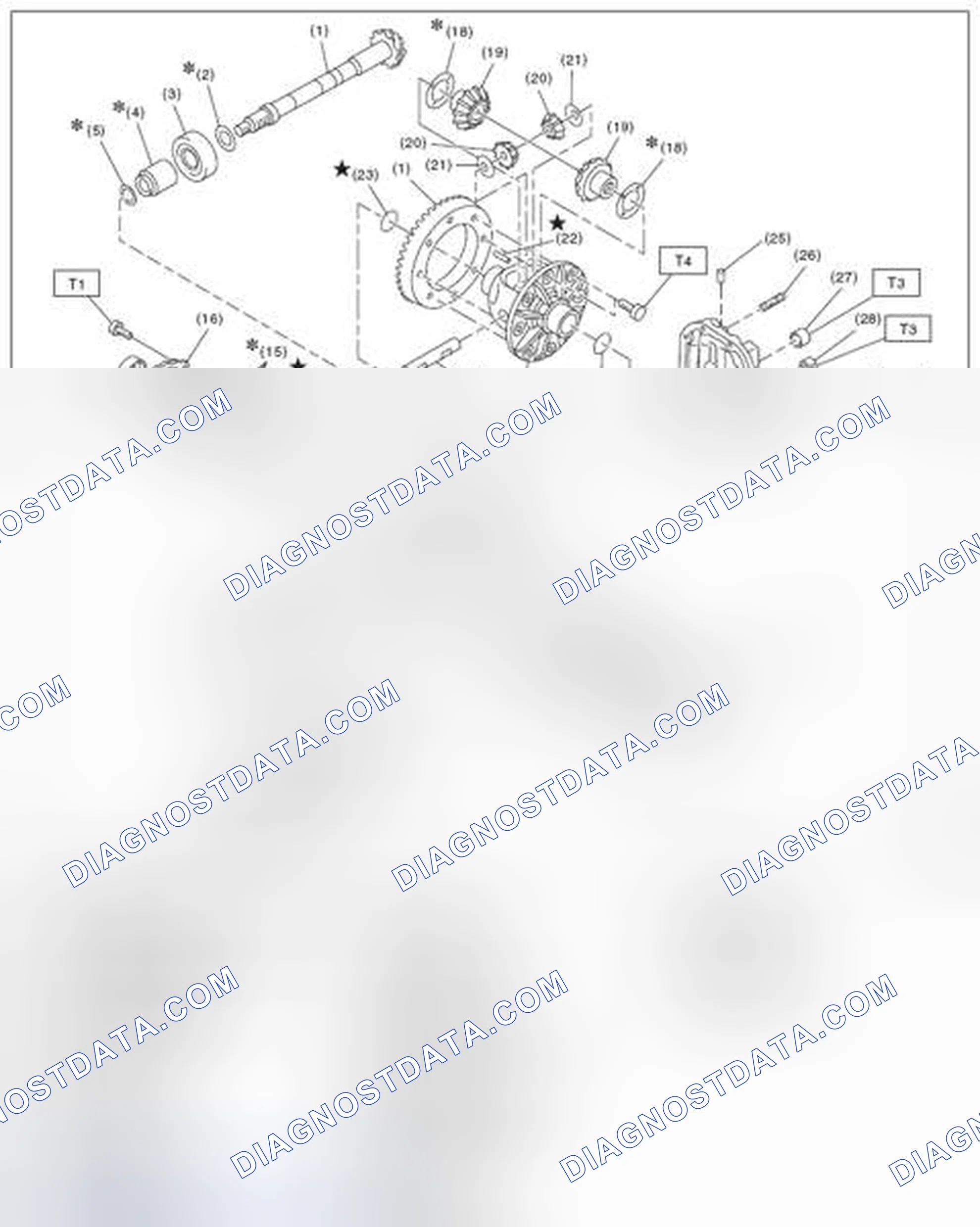 Scheme 92: REAR DIFFERENTIAL (T-TYPE)