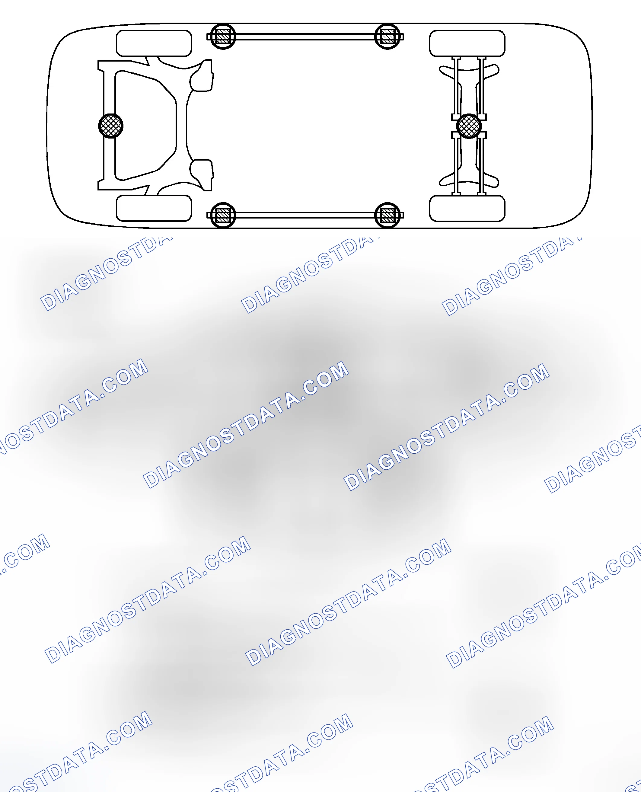 Scheme 53: VEHICLE LIFT AND SUPPORT LOCATIONS