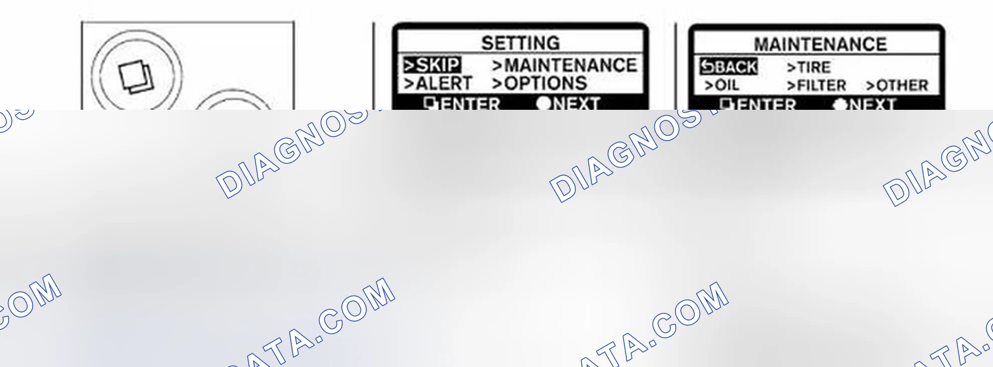 Scheme 15: MAINTENANCE REMINDER DISPLAY RESET - PROCEDURE 11