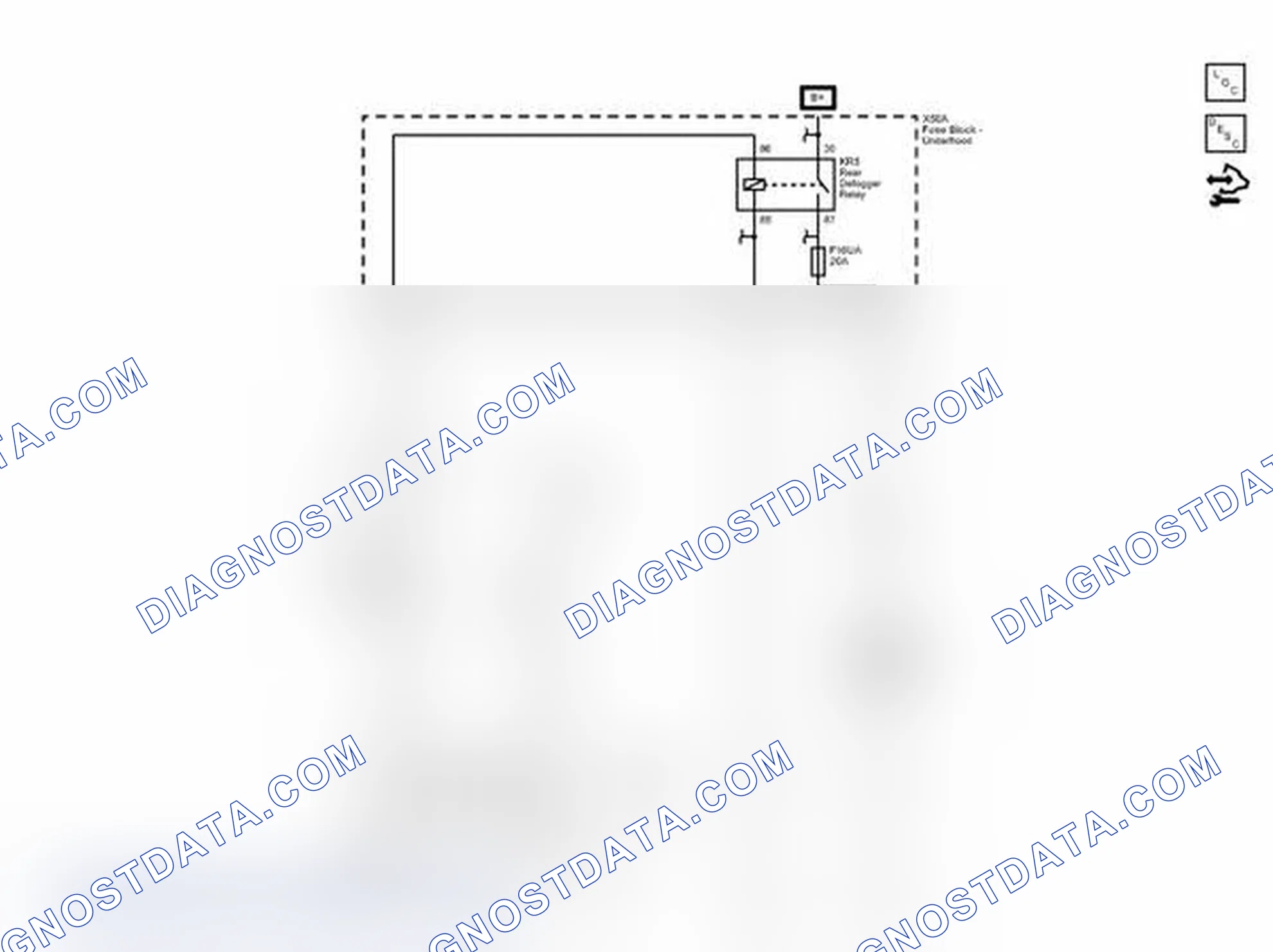 Scheme 3: Rear Window Defogger Wiring Schematics
