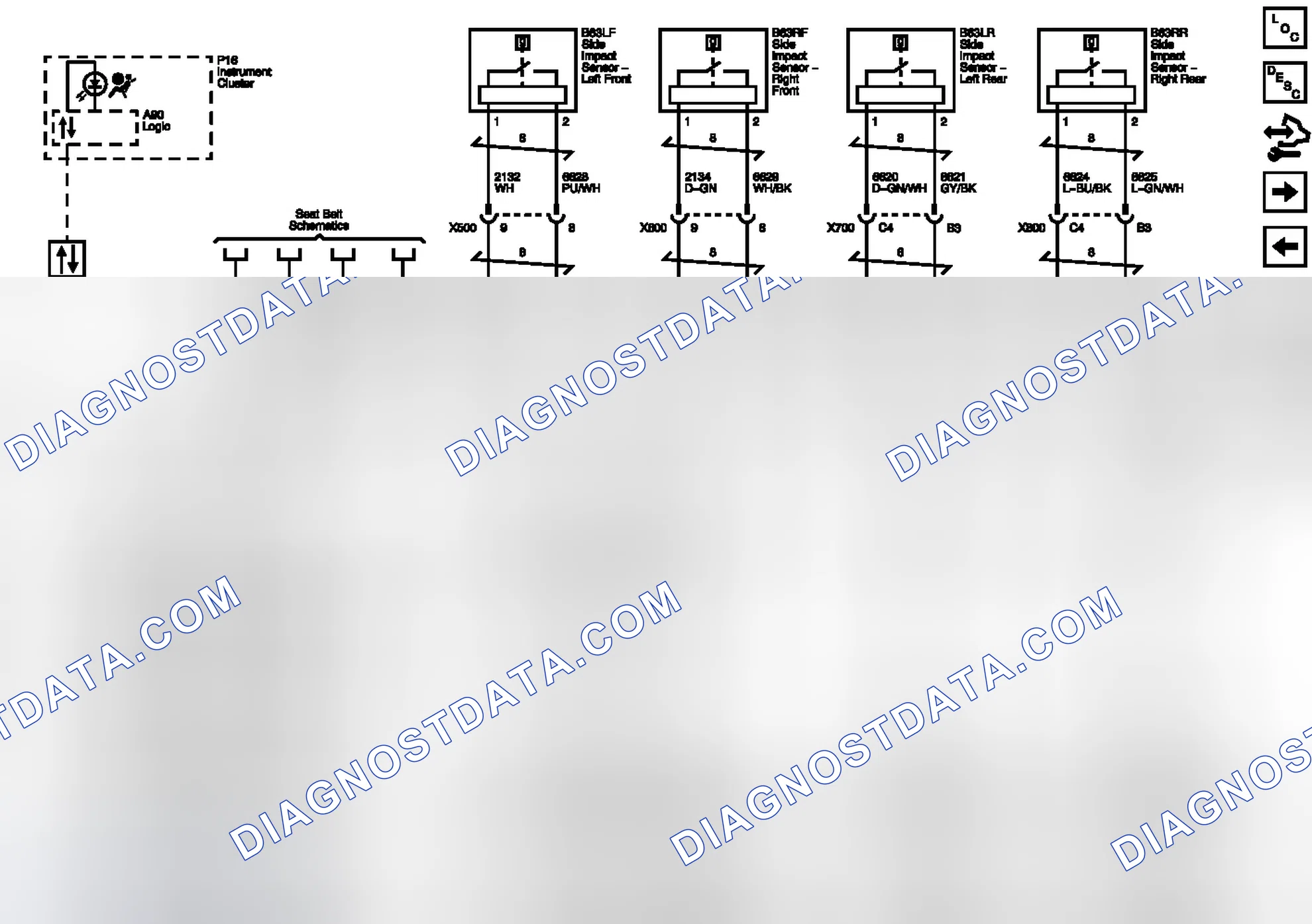 Scheme 2: Air Bags And Sensors (1 Of 2)