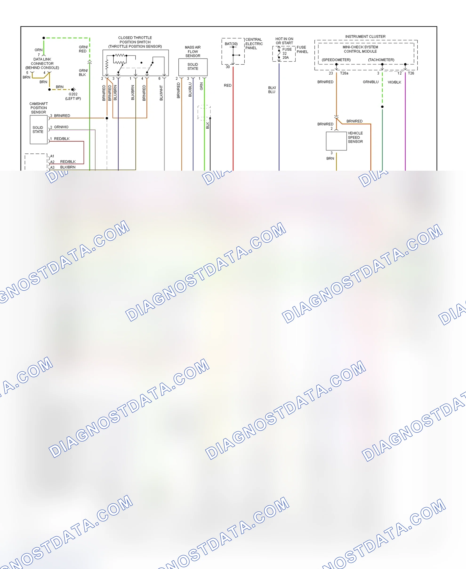 Scheme 1: Wiring Diagram (A4 2.8L - 1 Of 2)