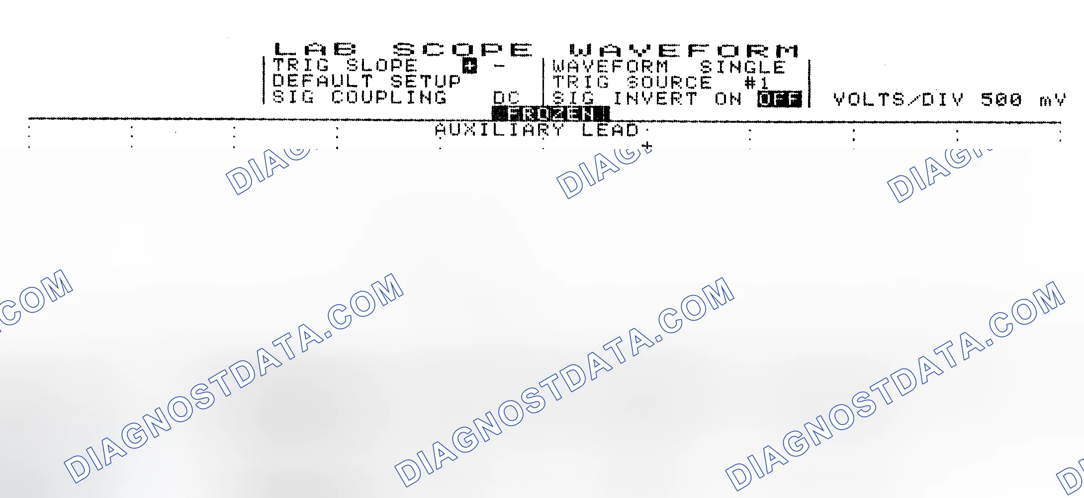 Scheme 10: Single Injector w/Excessive Current Flow - Current Pattern