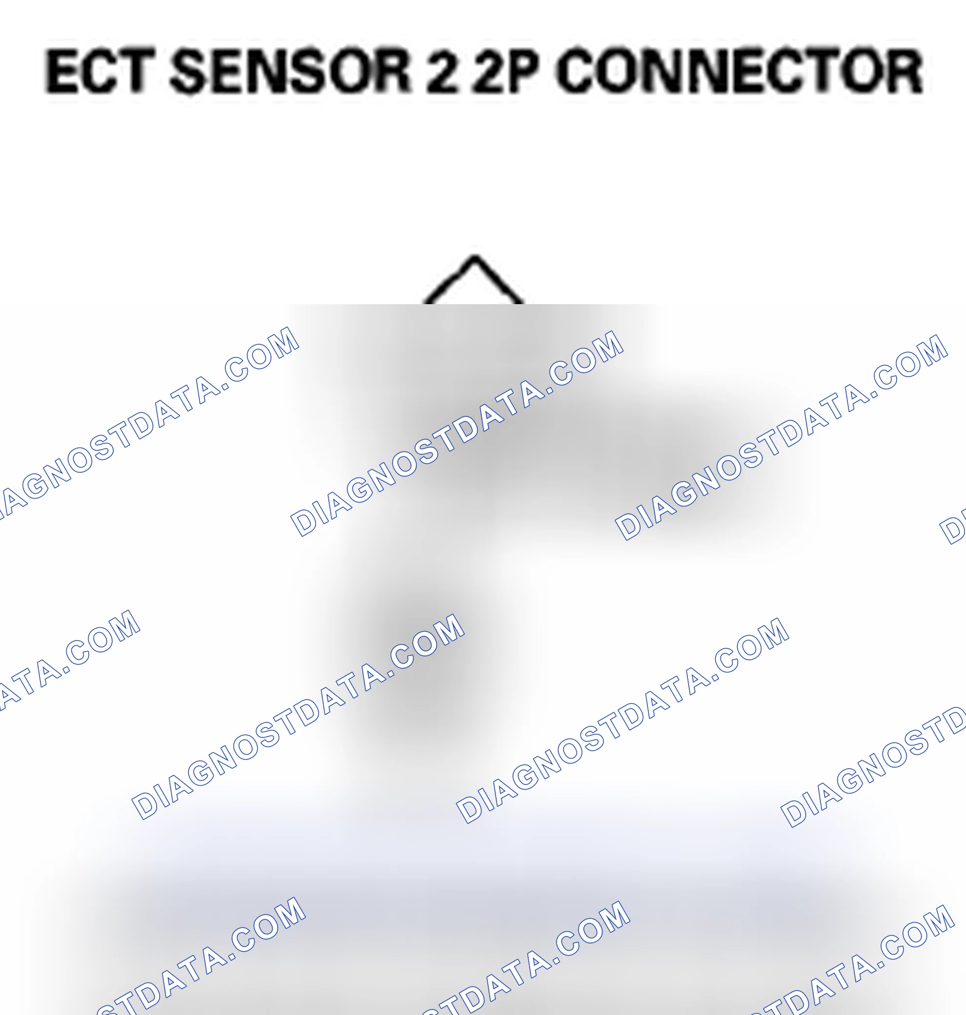 Scheme 205: DTC P2184: ECT Sensor 2 Circuit Low Voltage