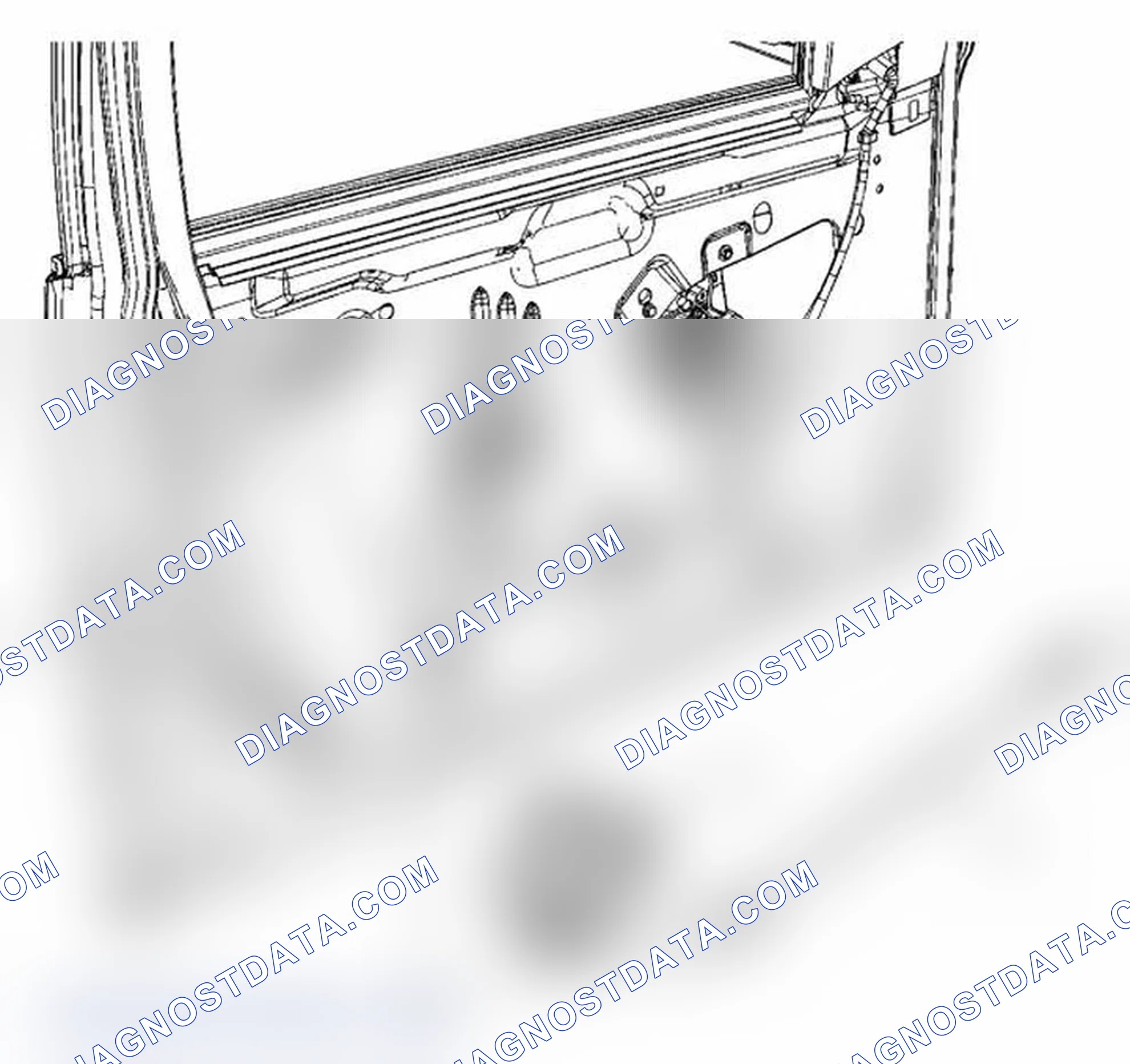 Scheme 32: Lock Assembly, Inside Handle Cable Assembly Replacement - Front Door (w/o UA2)