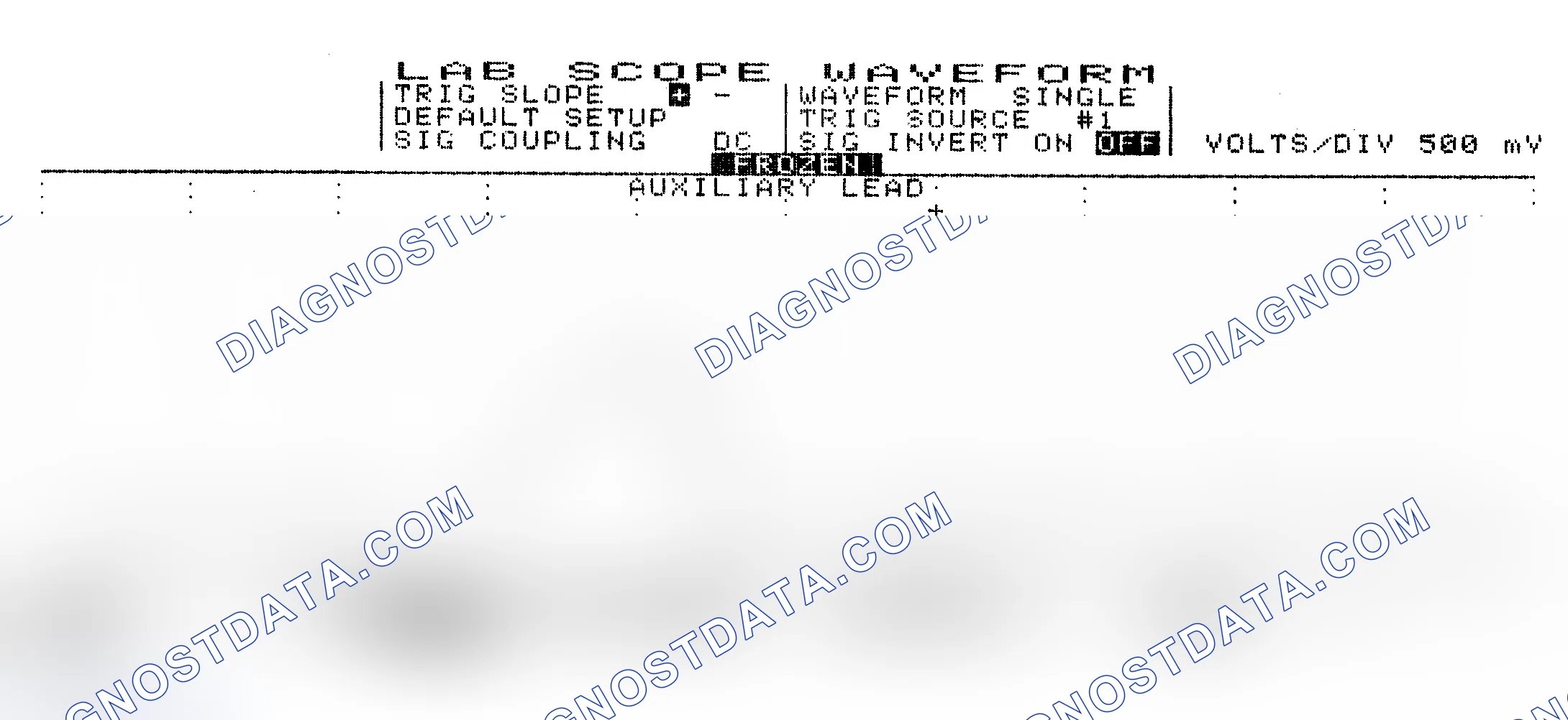 Scheme 10: Single Injector w/Excessive Current Flow - Current Pattern