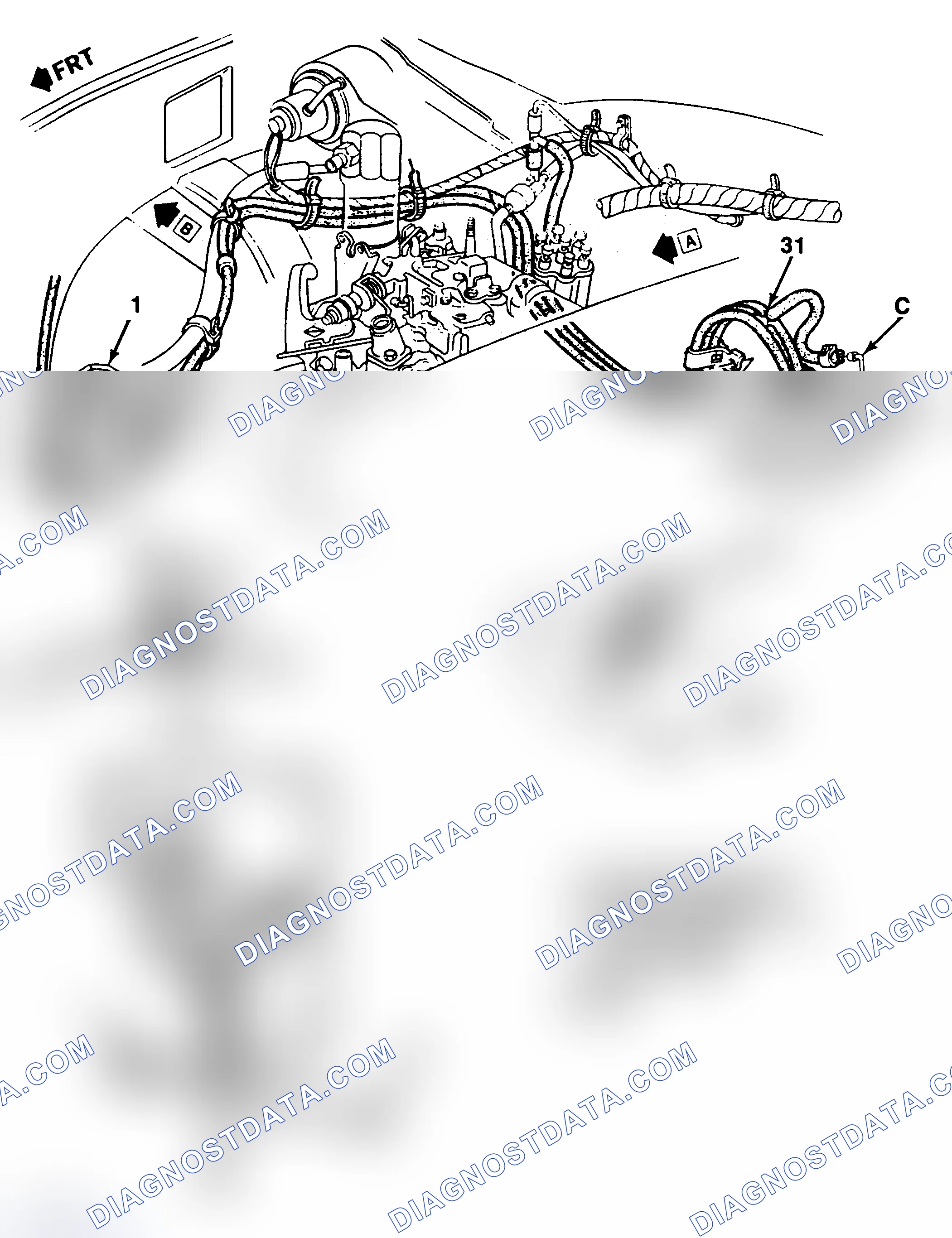 Scheme 62: S10, S15, S/T Blazer & S/T Jimmy 4WD Transfer Case Vacuum Diagram