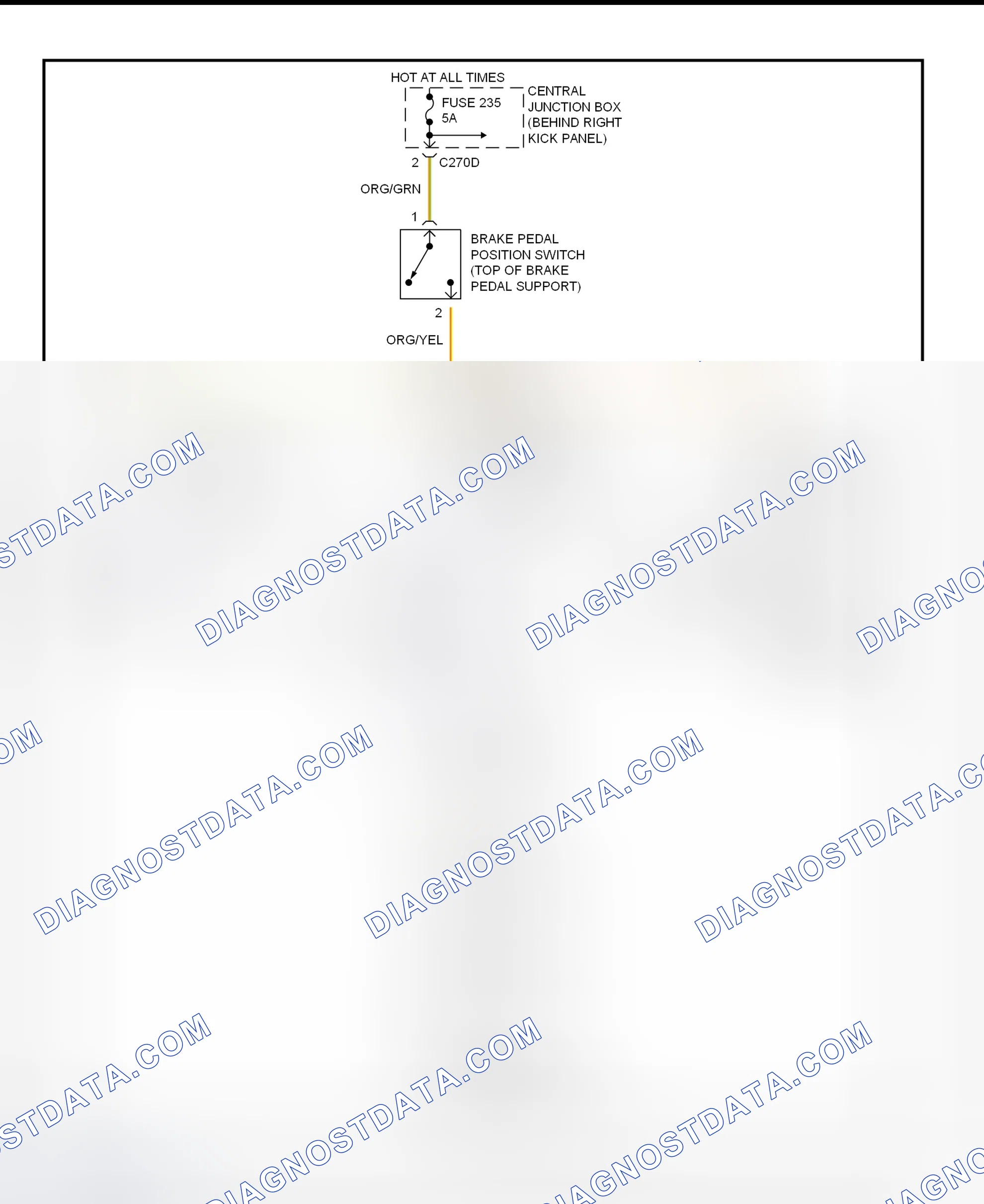 Fig. 24: Shift Interlock System Wiring Diagram (LS Without IVD)