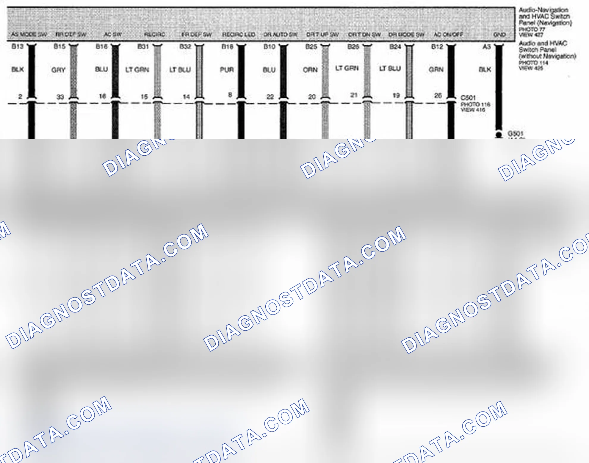 Scheme 198: HVAC Circuit Diagram (Page 60-3)