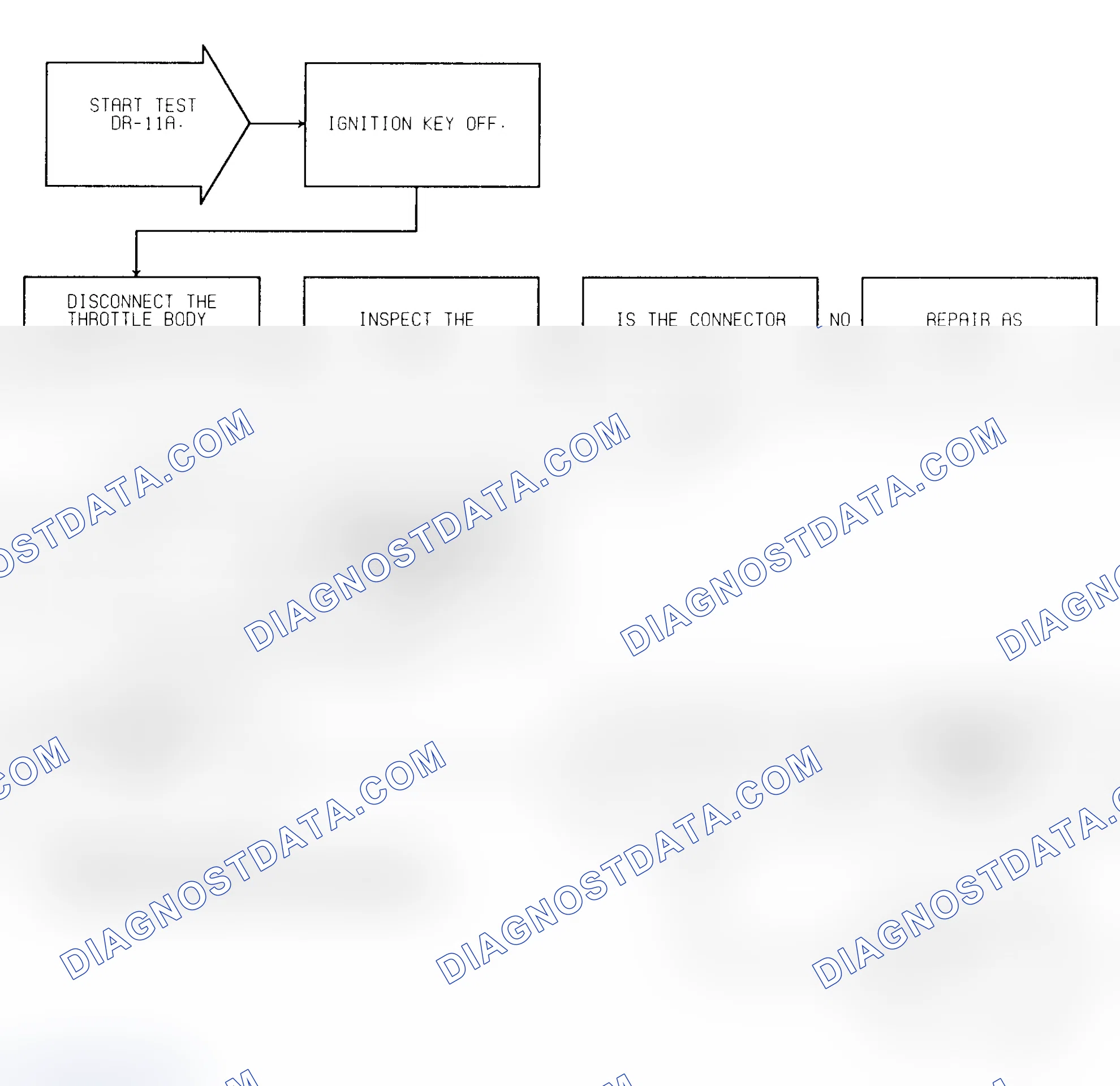 Scheme 259: Test DR-11A (1 of 2) 5.2L/5.9L High Throttle Body Temp Vltg