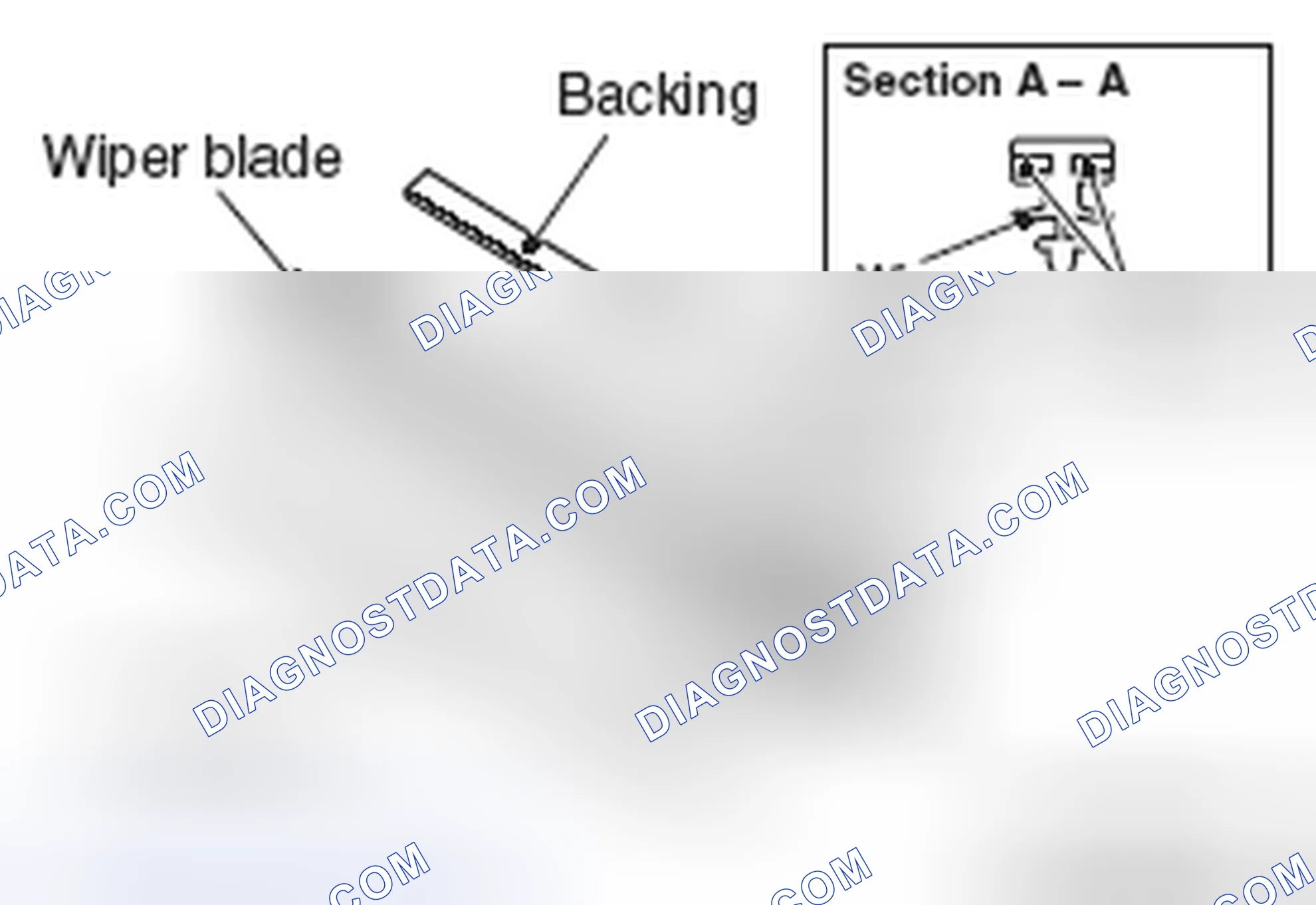 Scheme 44: >> B << WIPER LINK ASSEMBLY/WIPER MOTOR LINK PLATE/WINDSHIELD WIPER MOTOR INSTALLATION