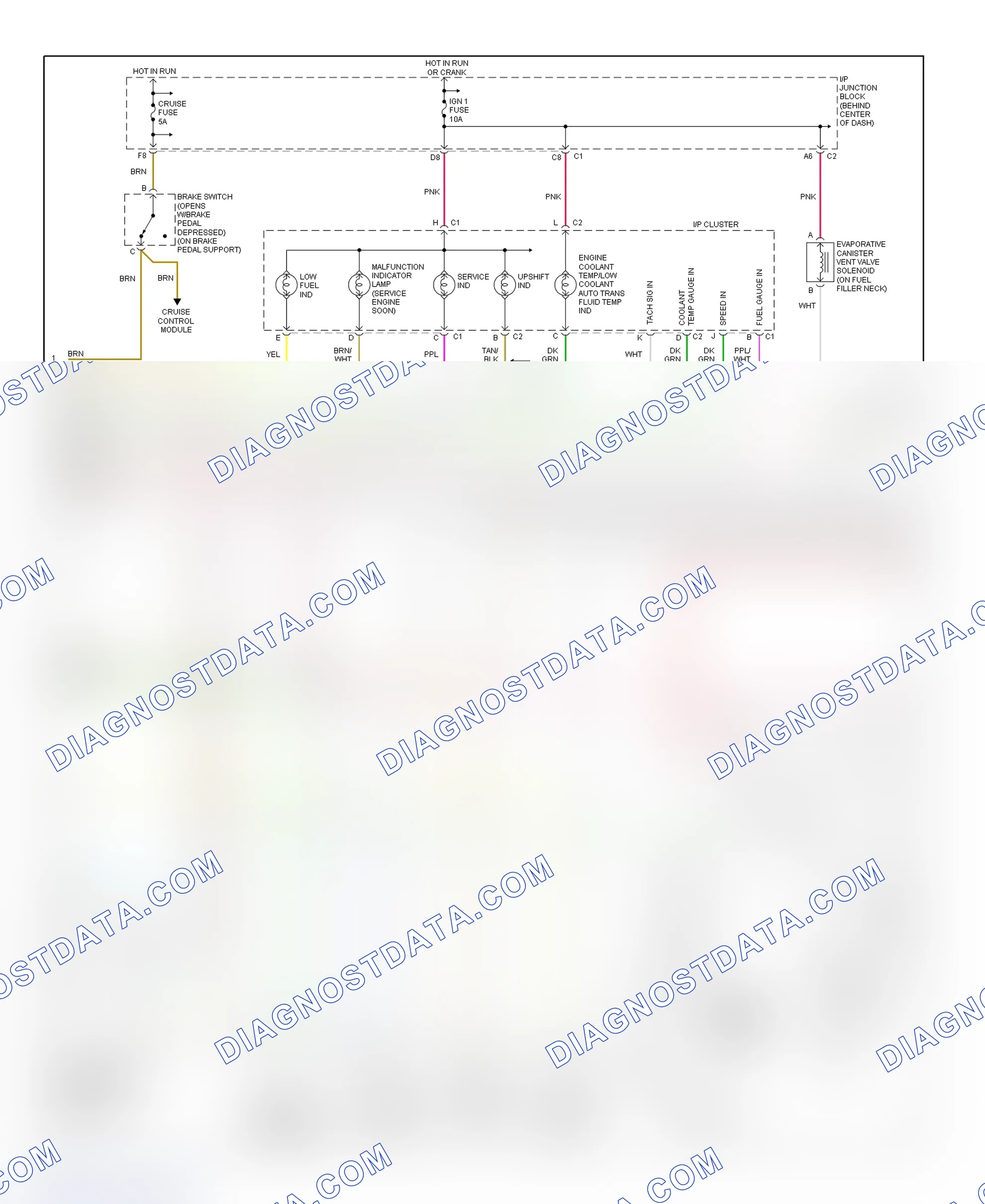 Scheme 169: PCM Wiring Diagram (Saturn - 1.9L - 2 Of 4)