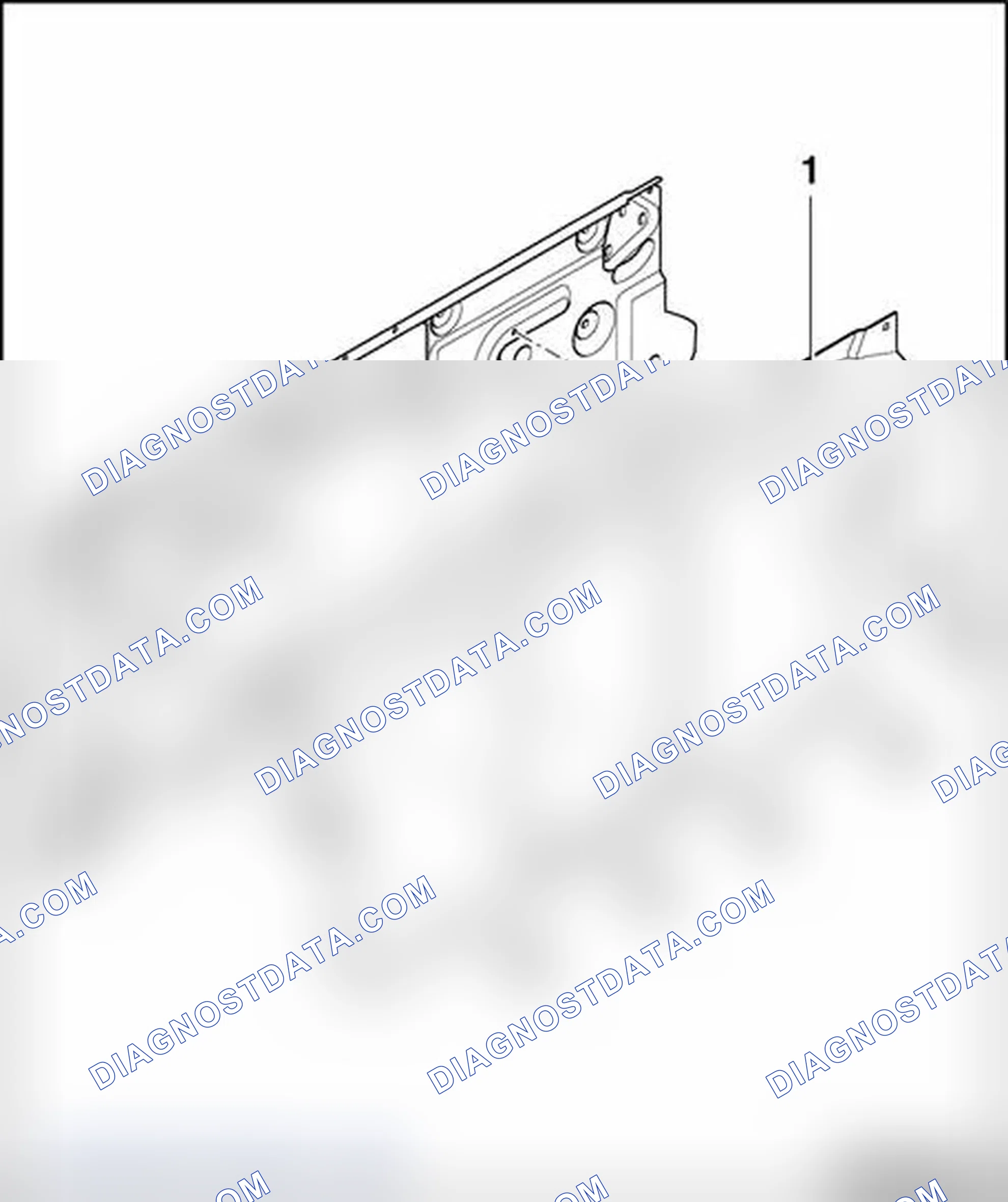 Scheme 163: Back panel trim, assembly overview