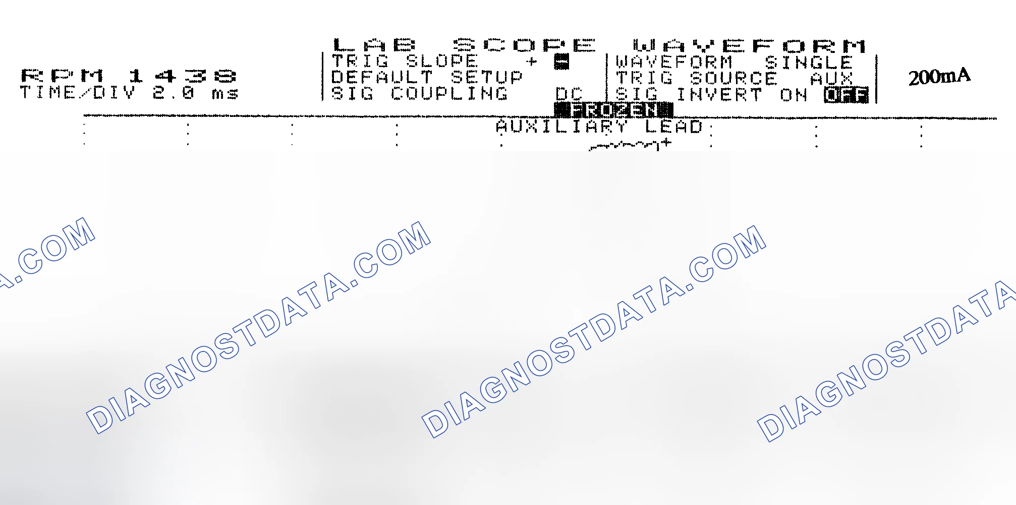 Scheme 15: Single Injector w/Normal Current Flow - Current Pattern