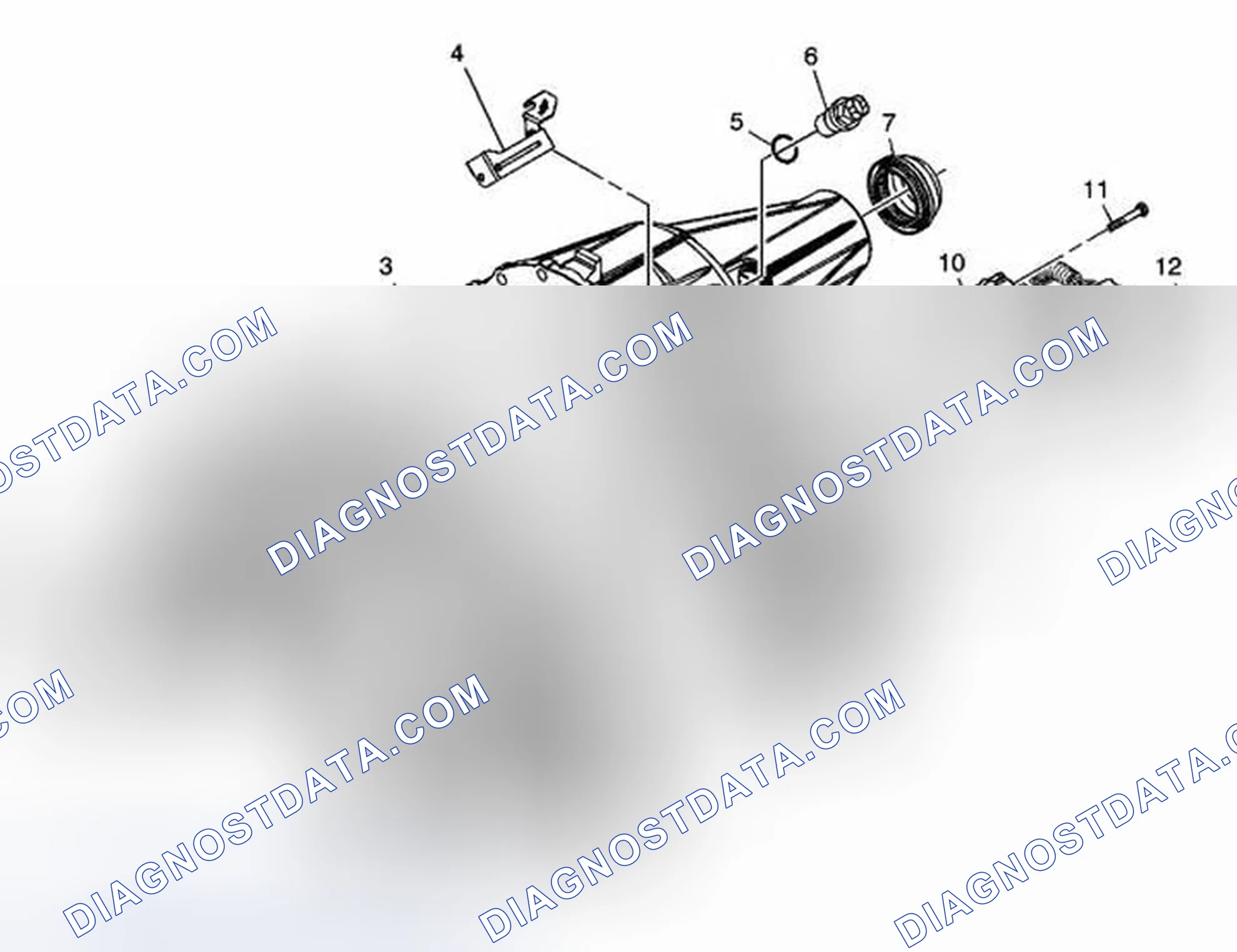 Scheme 25: Transfer Case Disassembled View