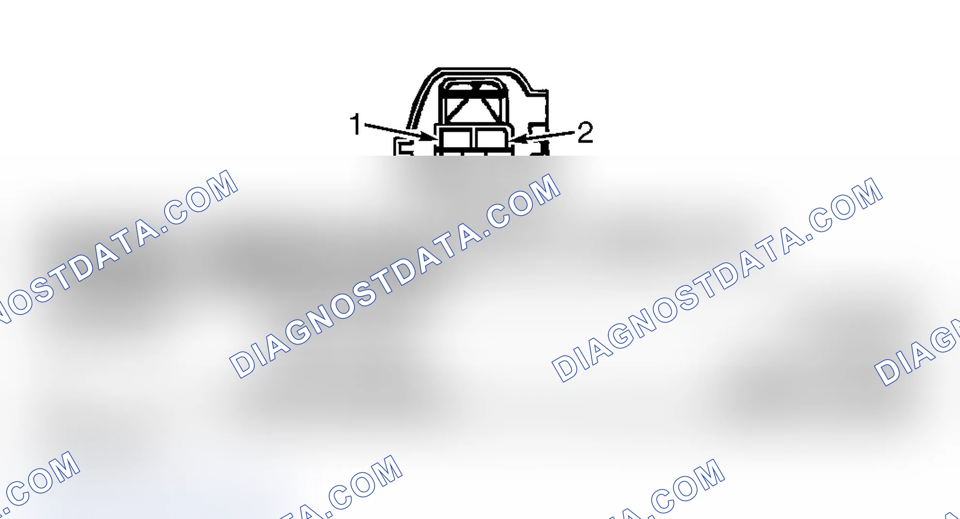 Scheme 5: Battery Temperature Sensor Connector End View