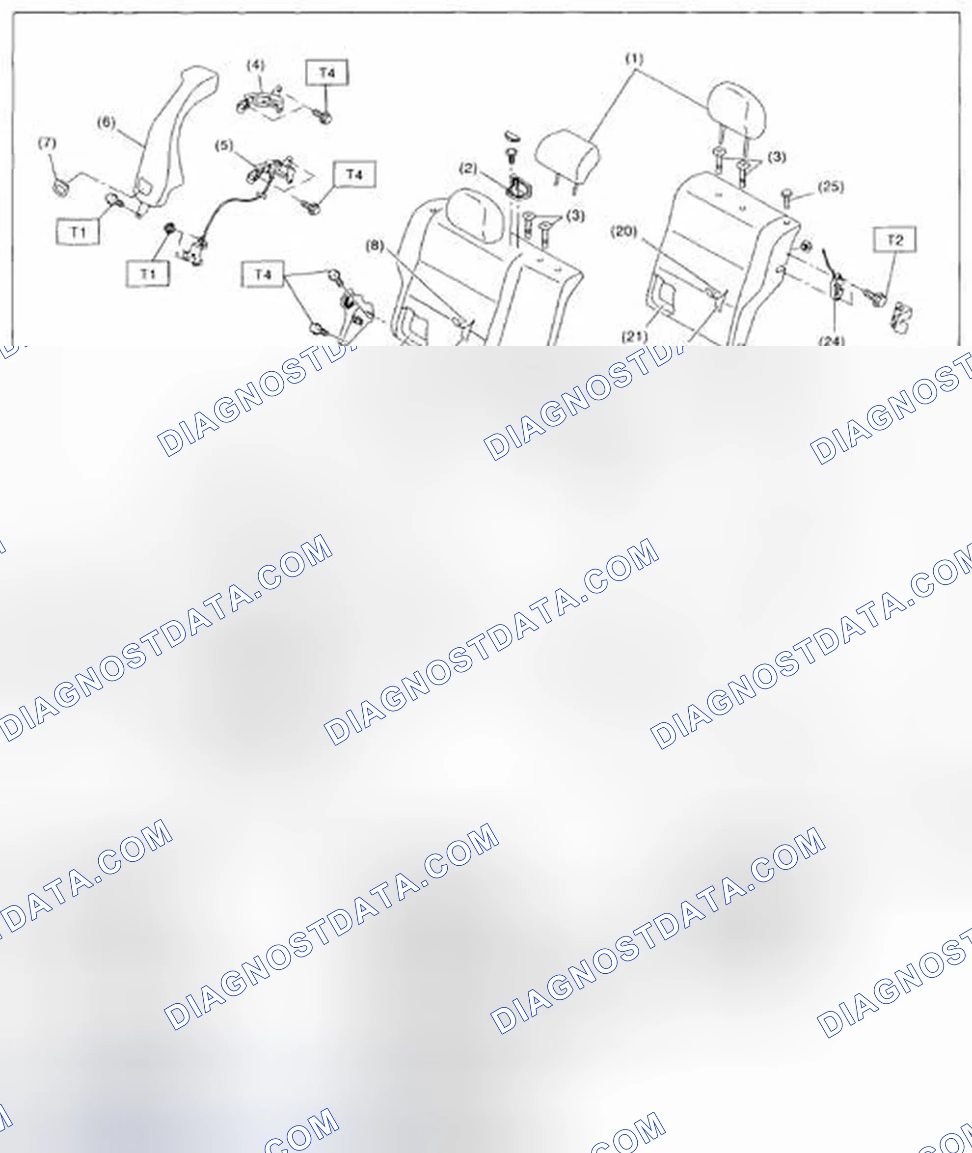 Scheme 4: REAR SEAT