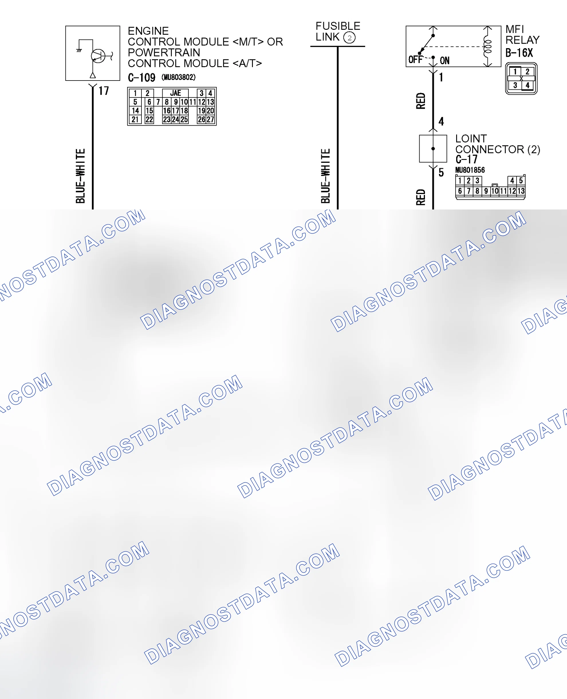 Scheme 6: INSPECTION PROCEDURE 3: Radiator Fan and Condenser Fan do not Operate