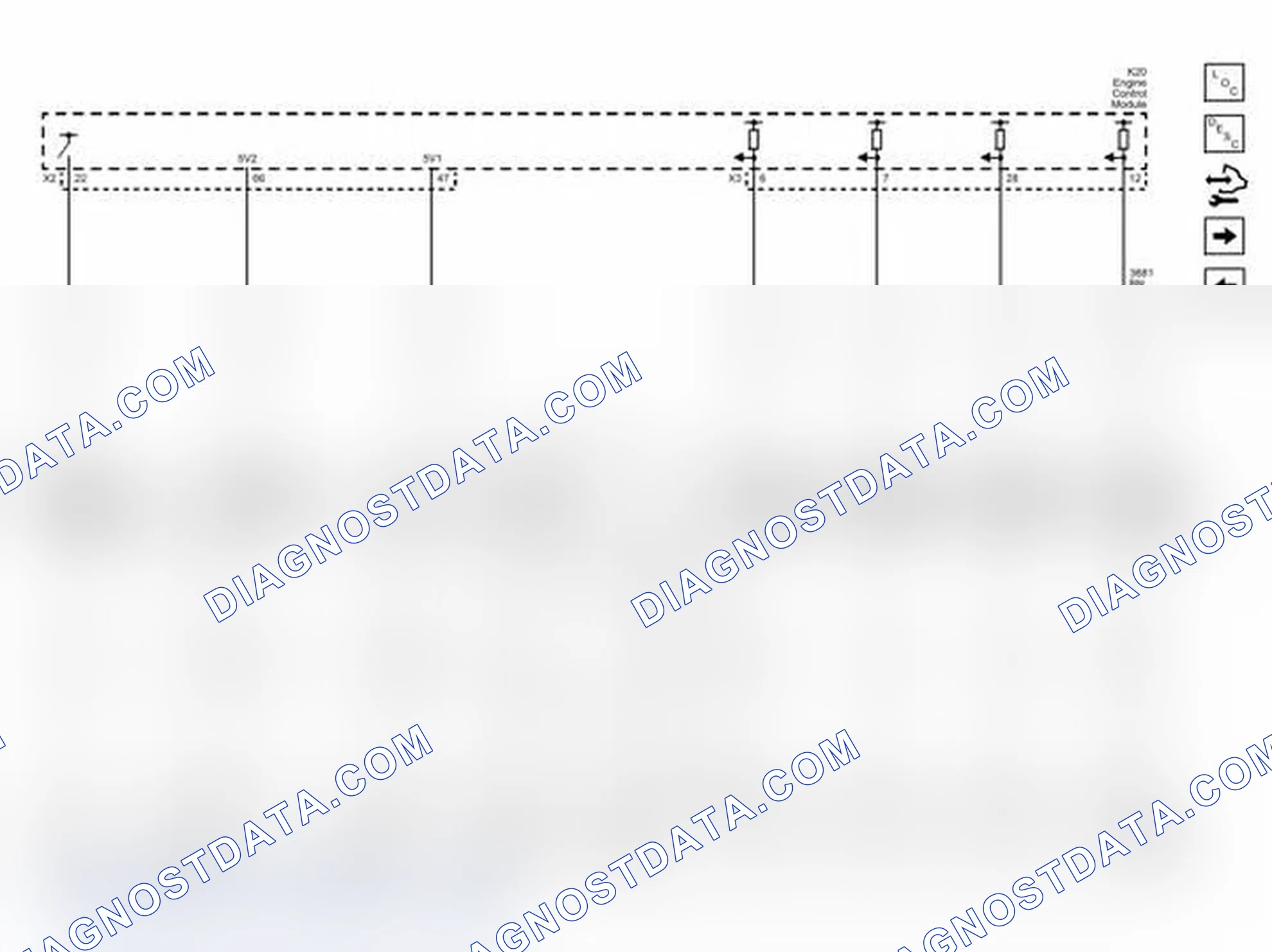Scheme 38: Engine Data Sensors - EGR and Turbocharger Controls