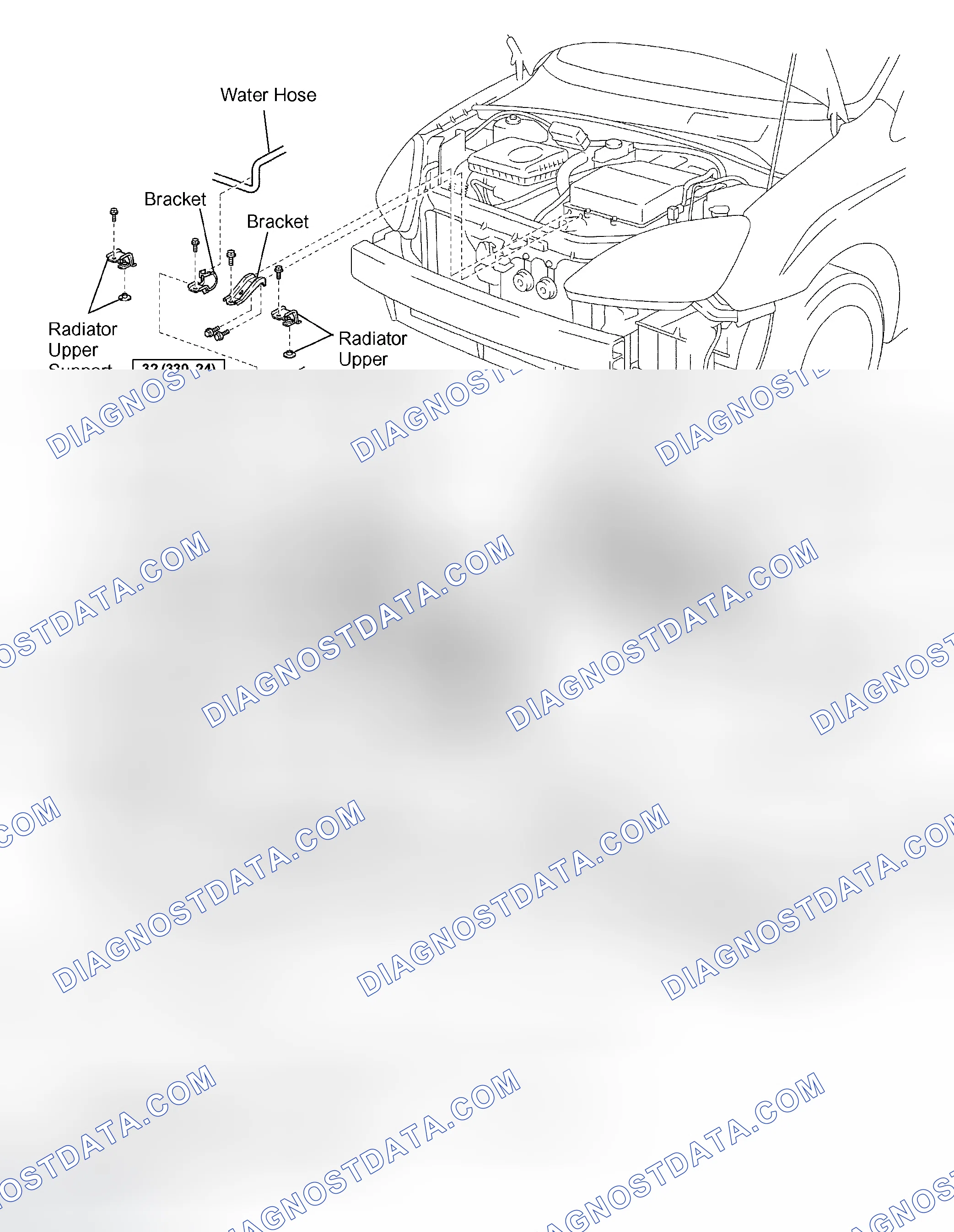 Scheme 22: Identifying Components For Radiator & Condenser Module Removal