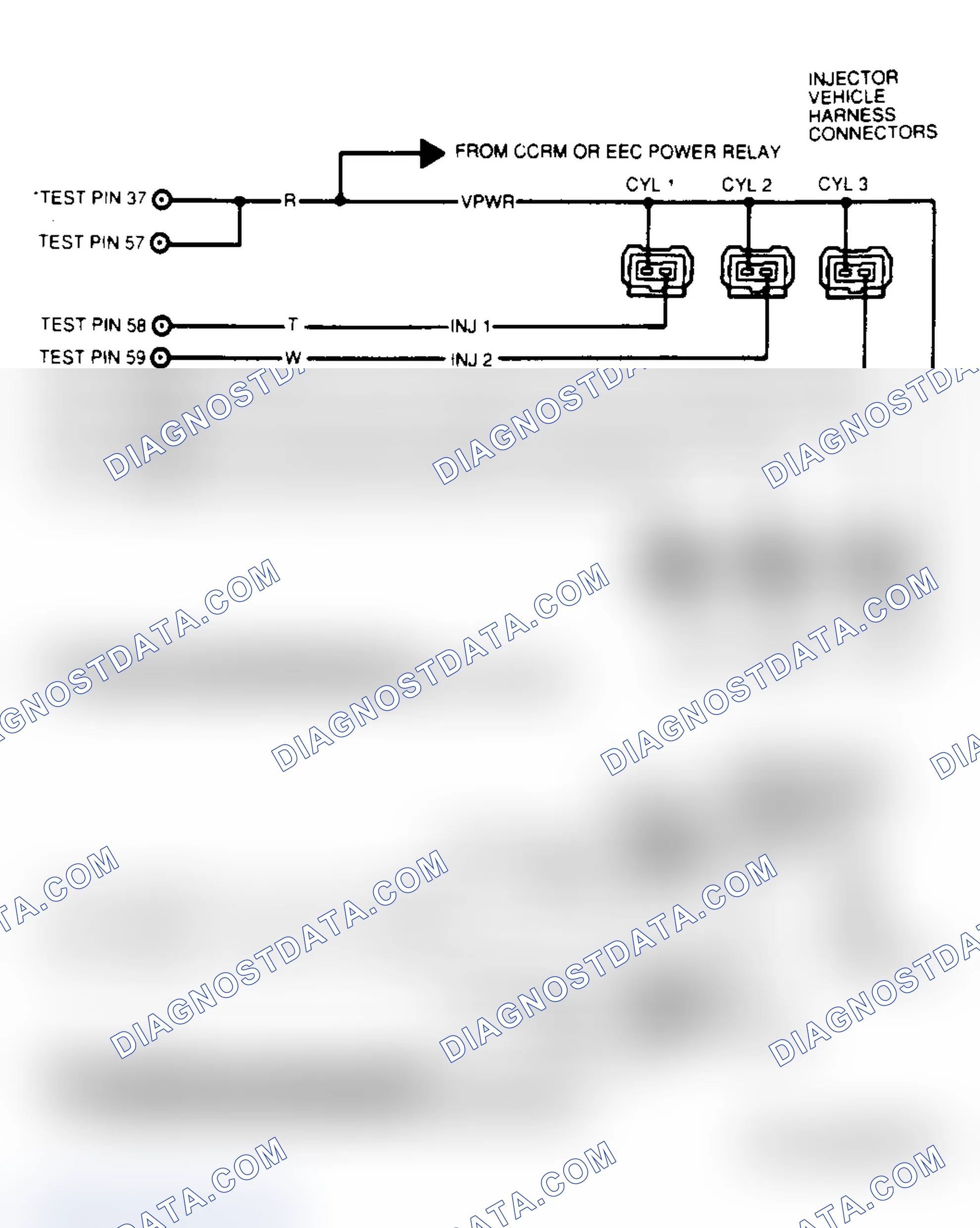 Scheme 53: Test Schematic (3.0L Except SHO & 3.8L)