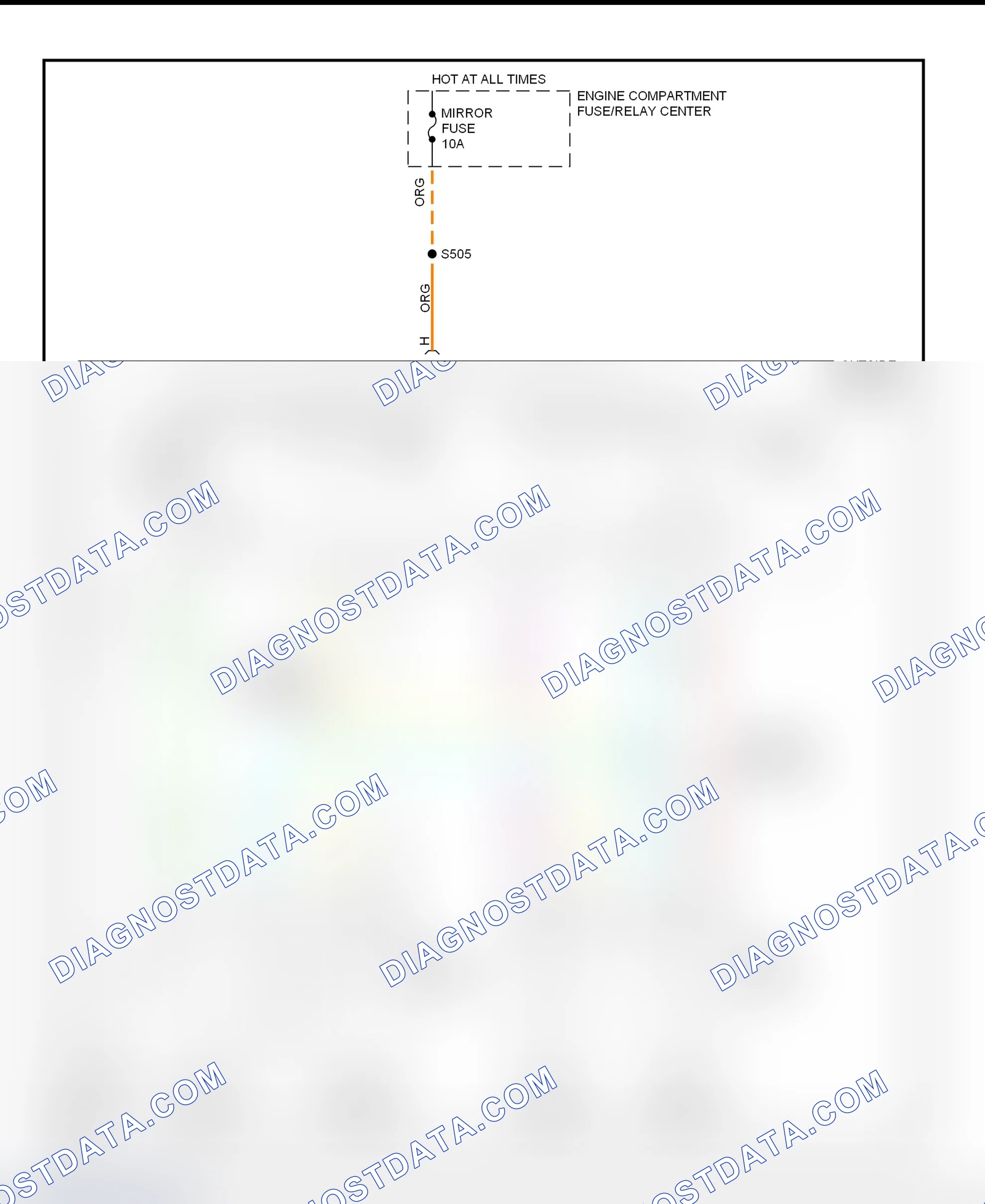 Scheme 5: Power Mirror System Wiring Diagram (Eldorado & Seville)