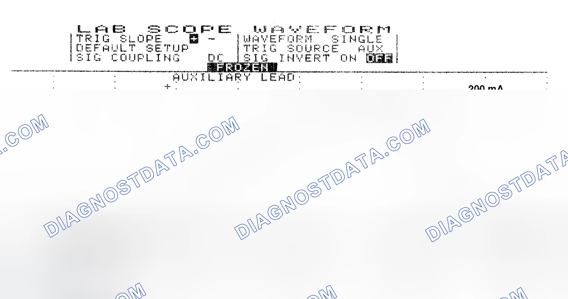 Scheme 13: Single Injector w/Normal Current Flow - Current Pattern