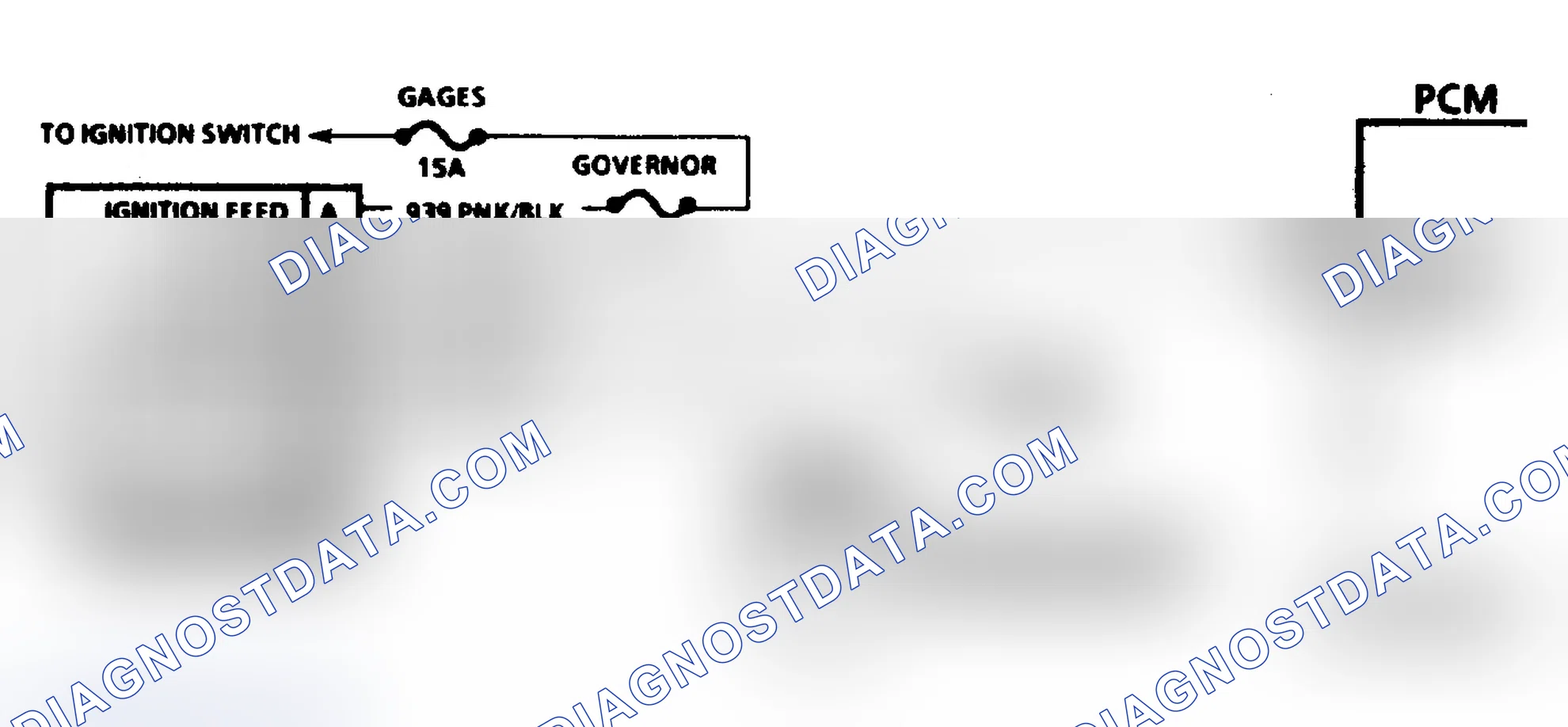 Scheme 193: Code 31 Schematic (5.7L "G" Series) Engine Speed Sensor Governor