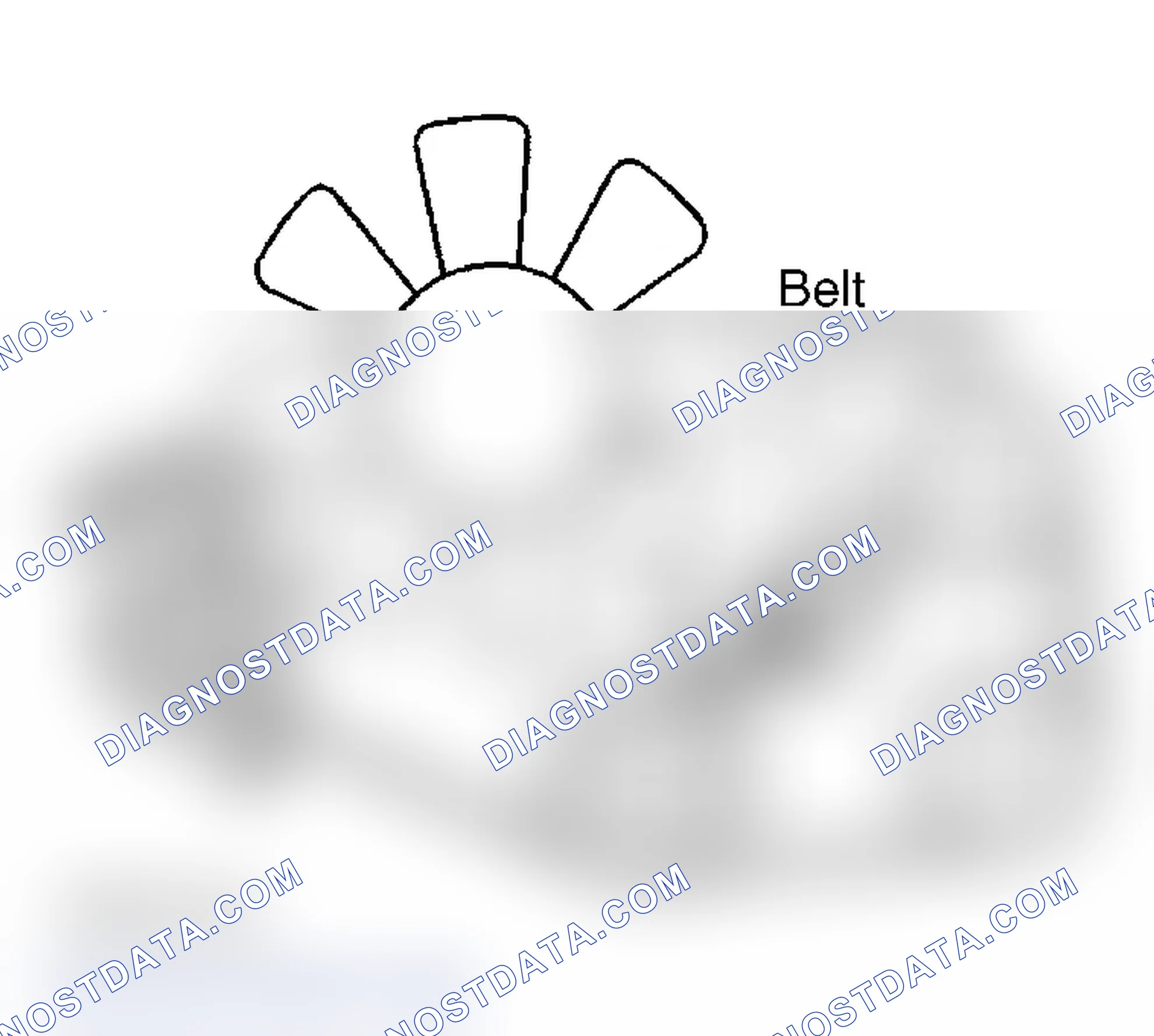 Scheme 10: Serpentine Belt Routing (2.5L Tracker)