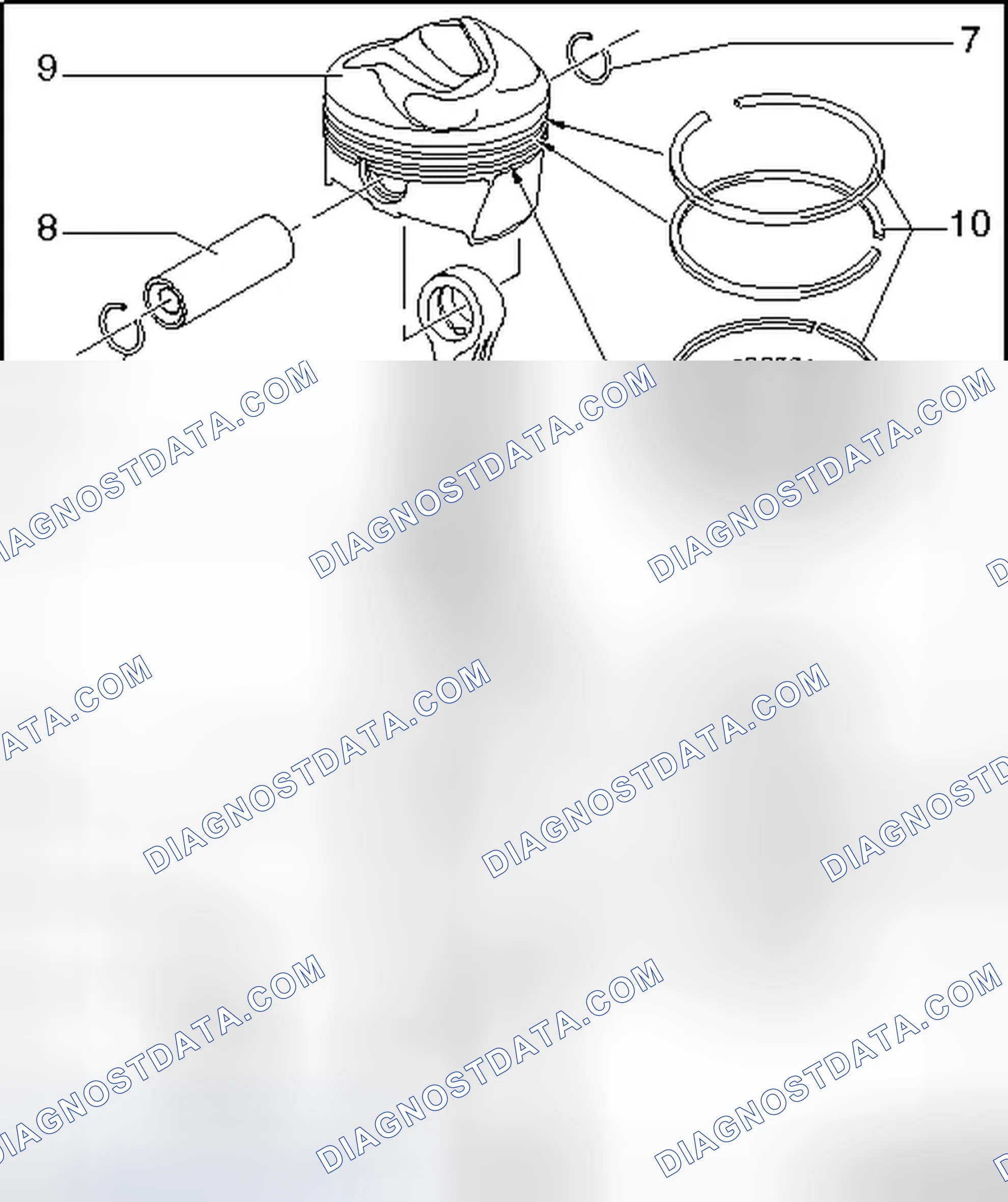 Scheme 50: PISTONS AND CONNECTING ROD OVERVIEW