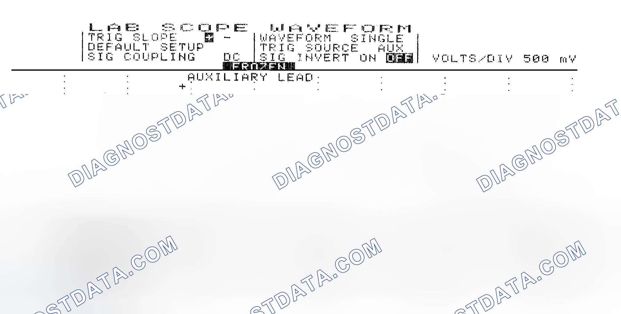 Scheme 14: Single Injector w/Excessive Current Flow - Current Pattern
