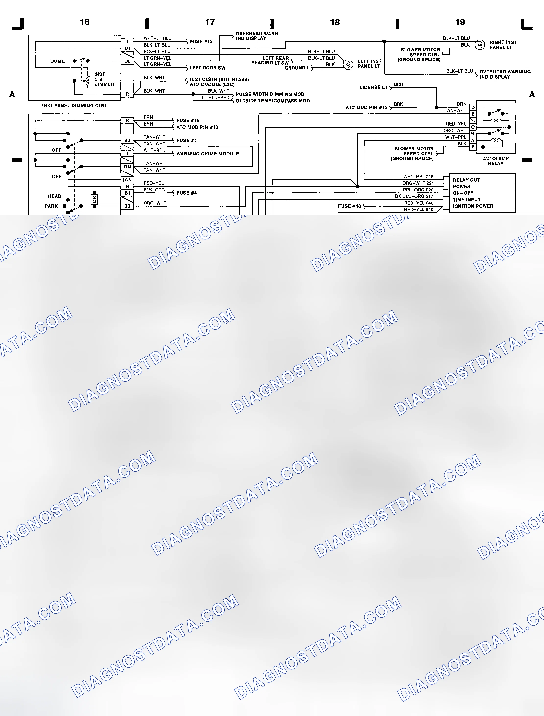 Scheme 2: Automatic Headlight System (Grid B-C 16-19)