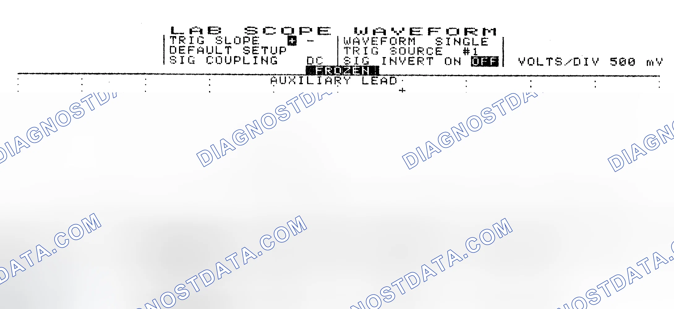 Scheme 10: Single Injector w/Excessive Current Flow - Current Pattern