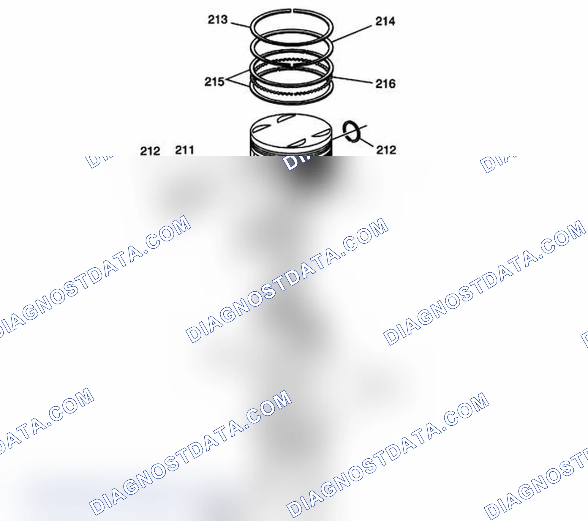Scheme 11: Piston, Rings, Bearing and Connecting Rod