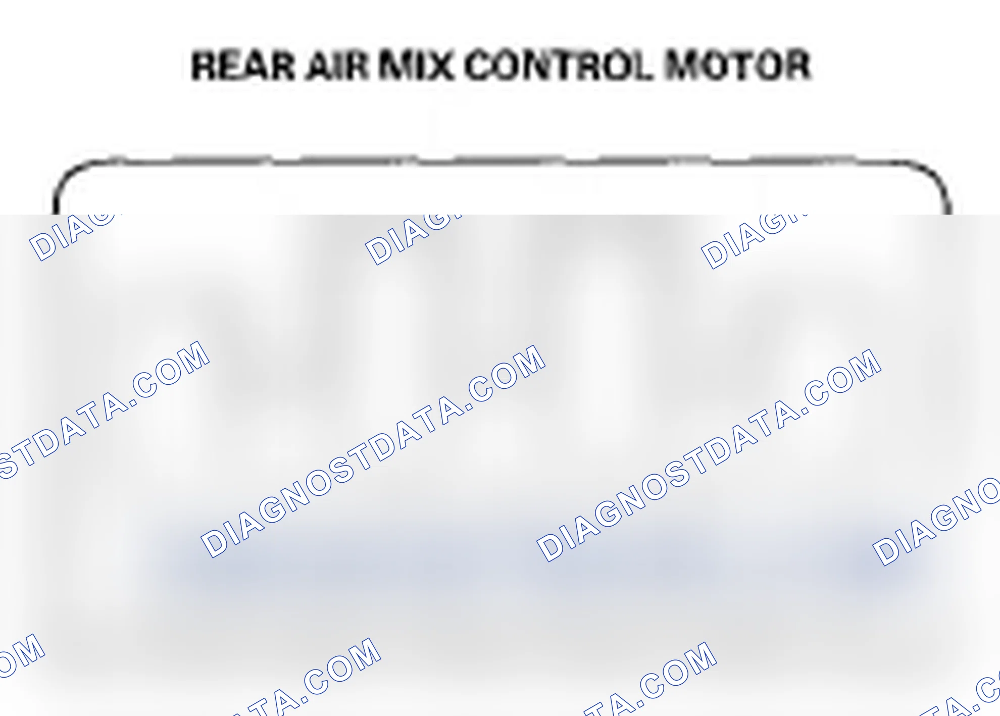 Scheme 242: Rear Air Mix Control Motor Test