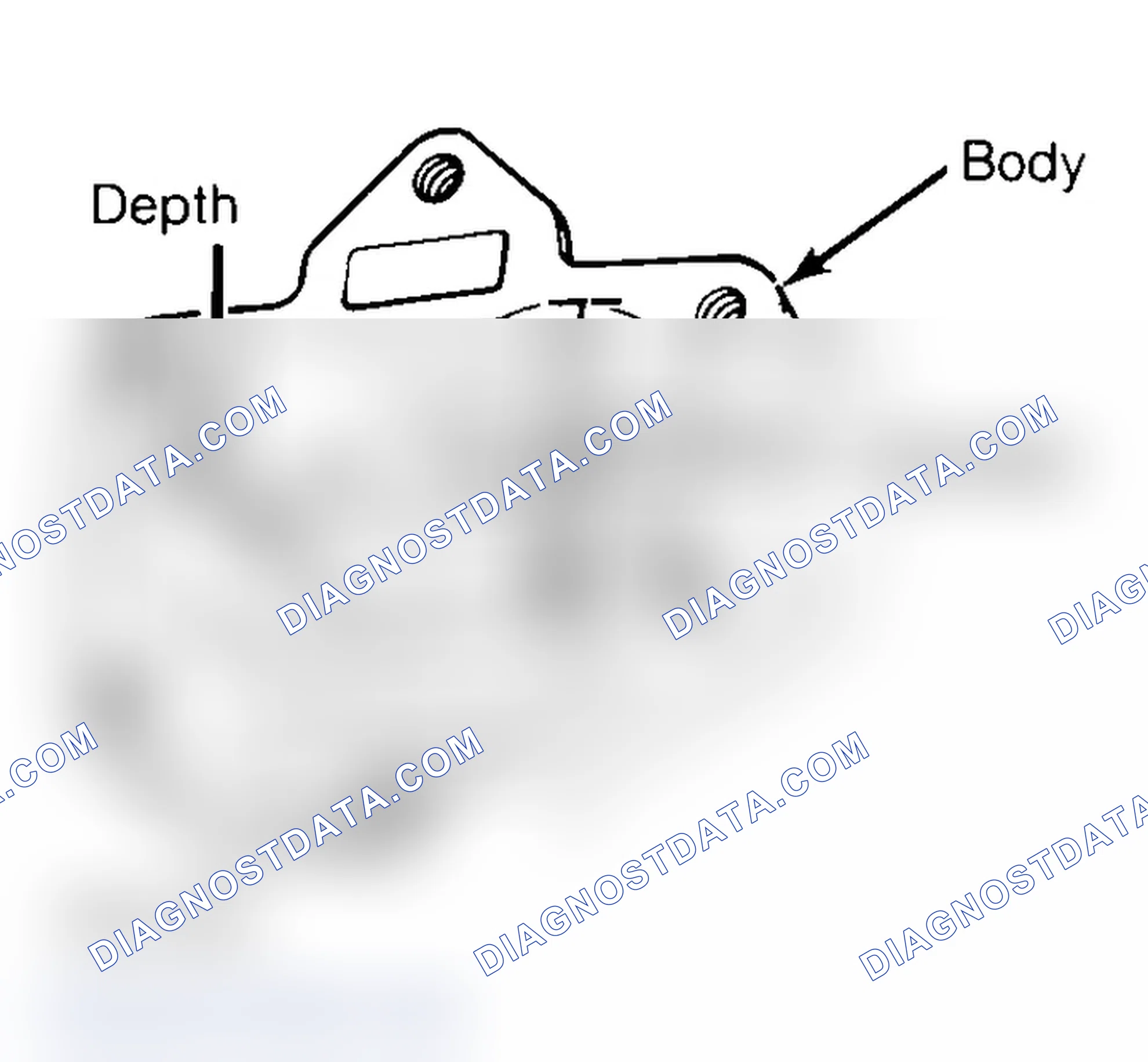Scheme 35: Measuring Oil Pump Gear Cavity