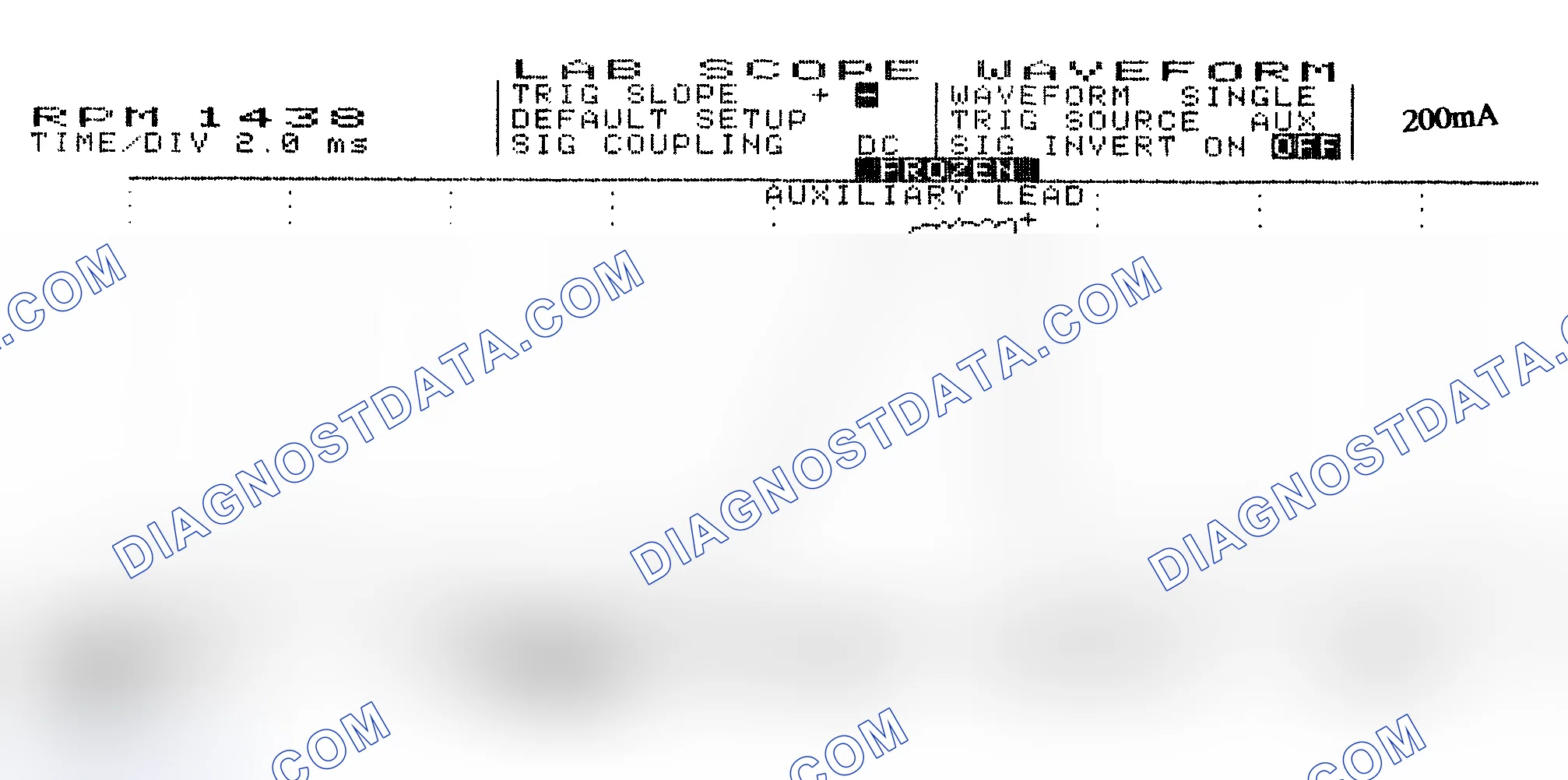 Scheme 15: Single Injector w/Normal Current Flow - Current Pattern