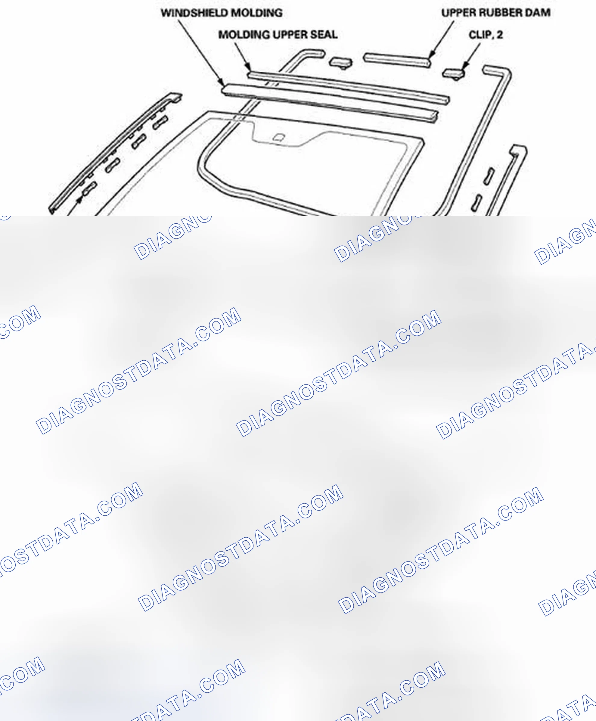 Fig. 1: Glass Component Location Index (1 Of 2)
